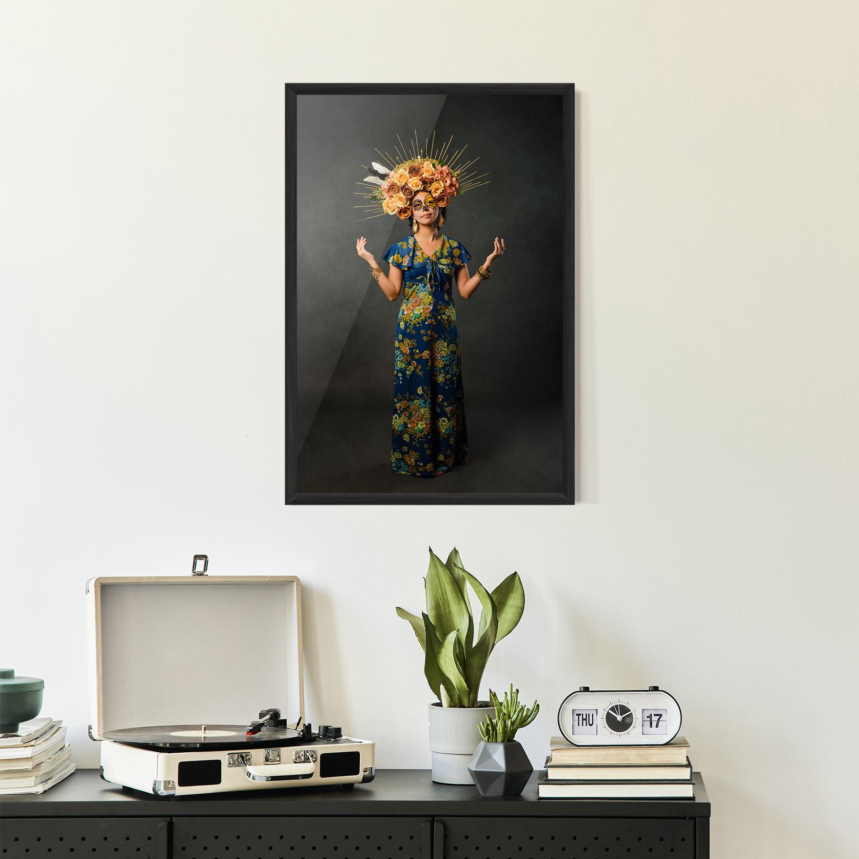 Рамкиран постер Sugar Skull Makeup mockup 2