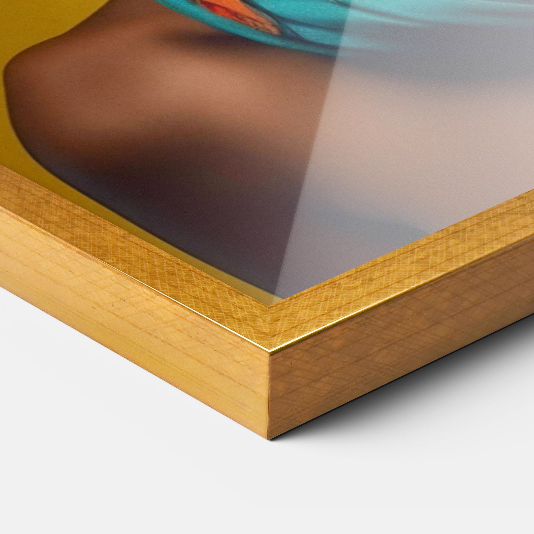 African Yellow Portrait mockup 3