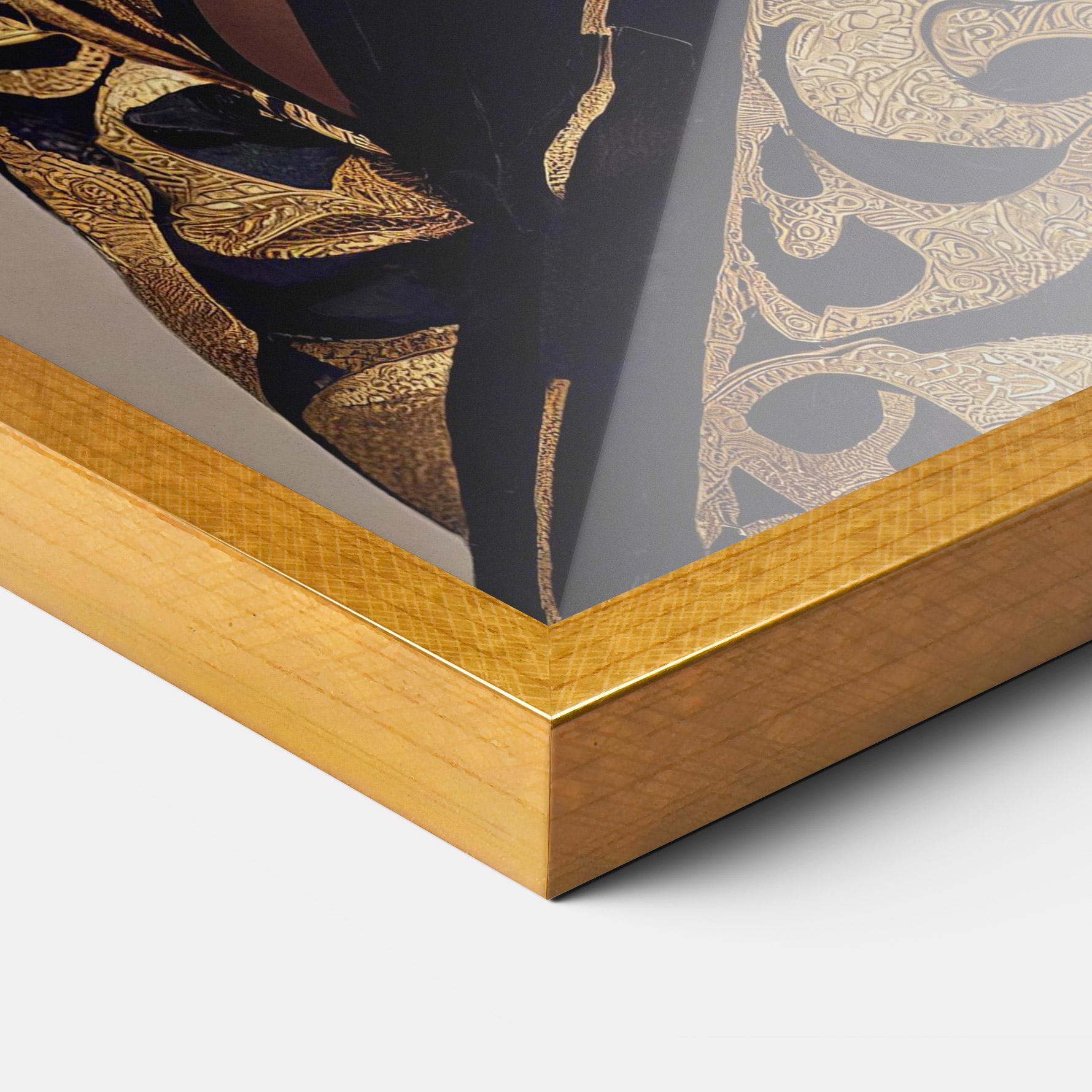 Рамкиран постер Kimono Headphones mockup 3