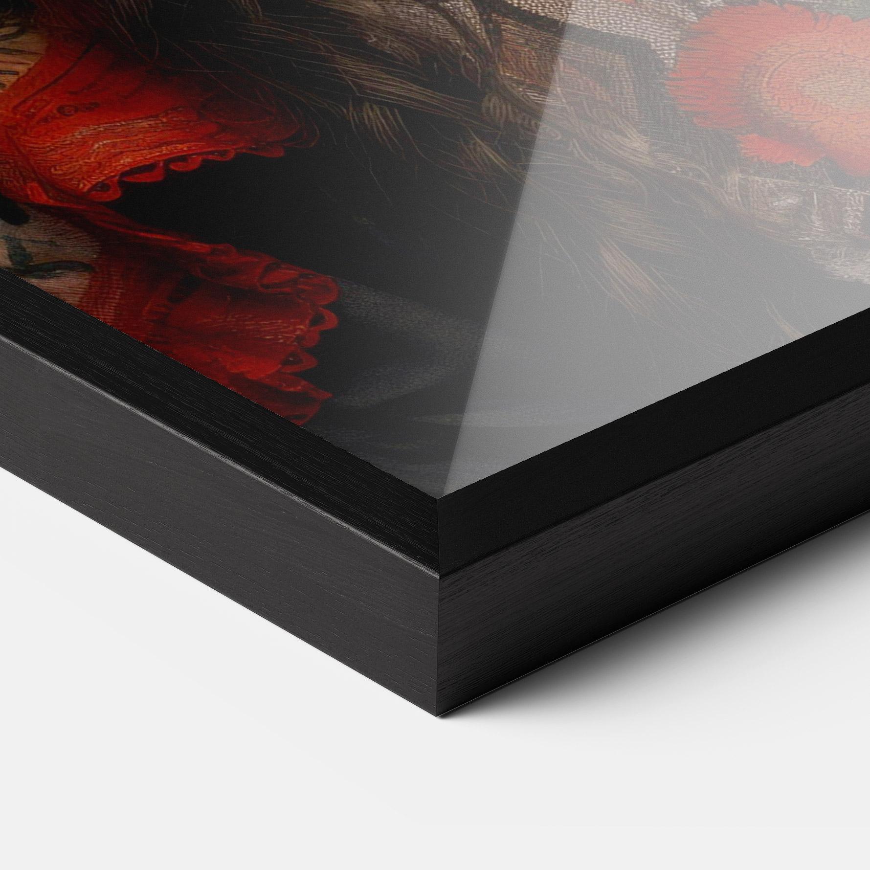 Рамкиран постер Mexican Traditional Dress mockup 3