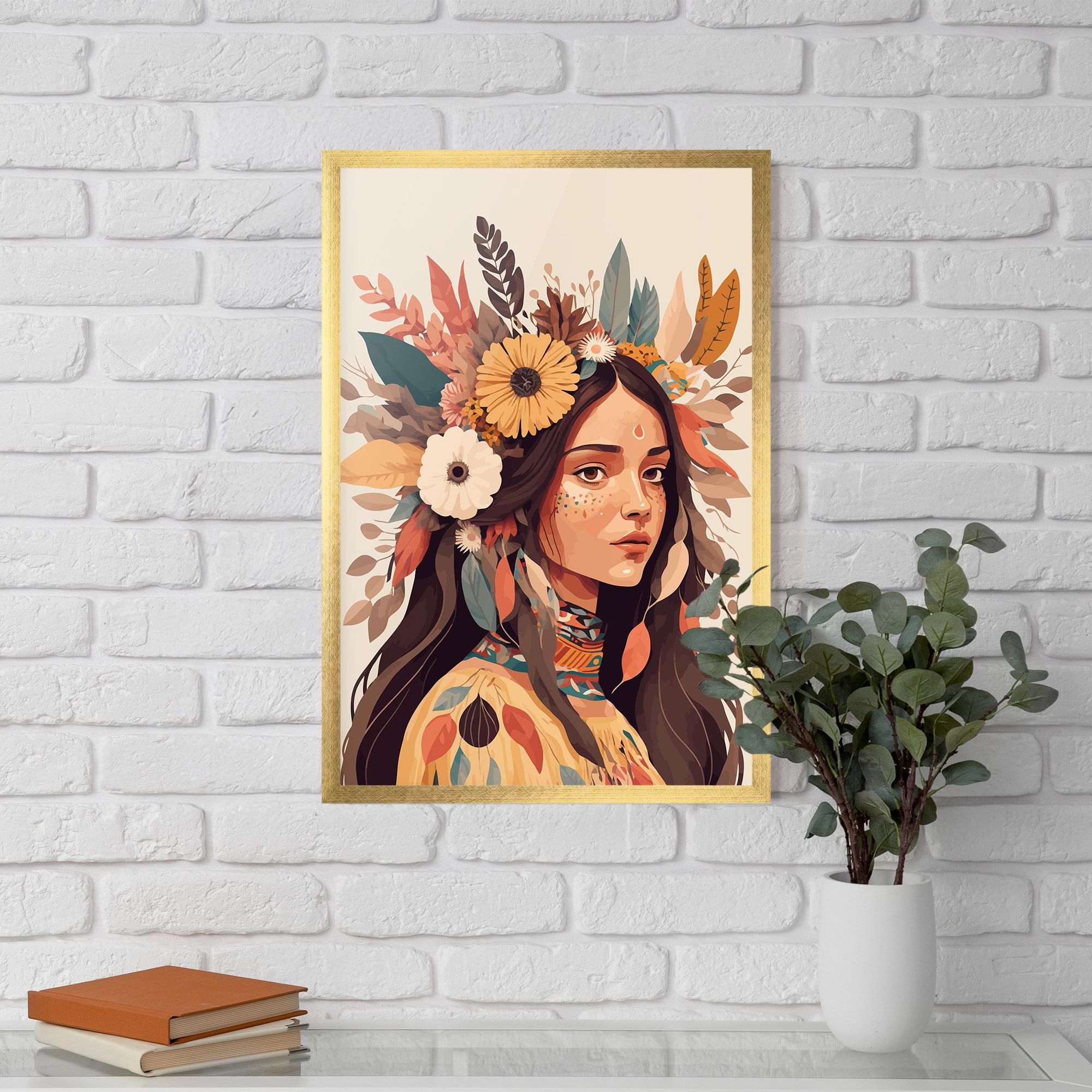 Boho Girl mockup 5