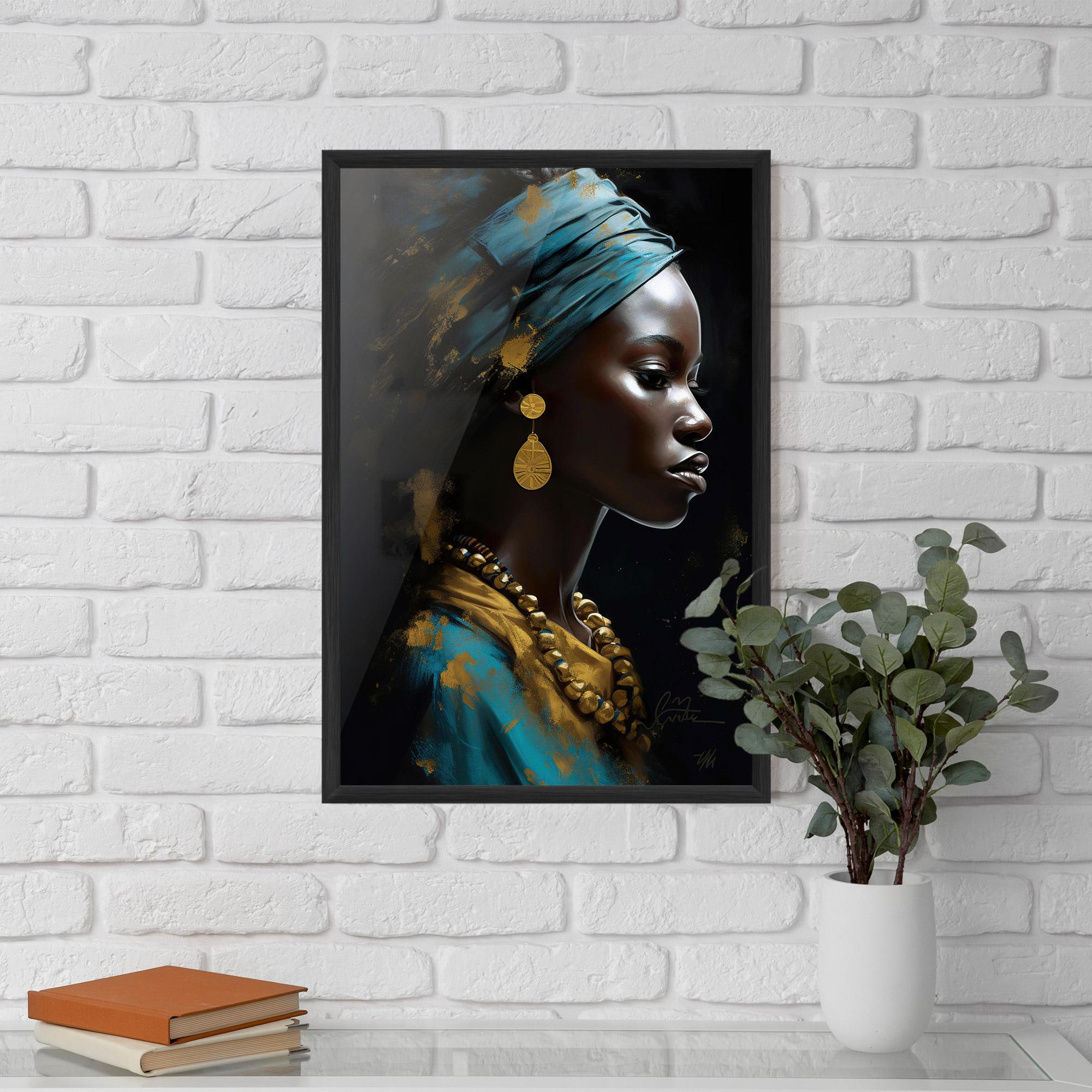 Рамкиран постер Blue Turban mockup 5