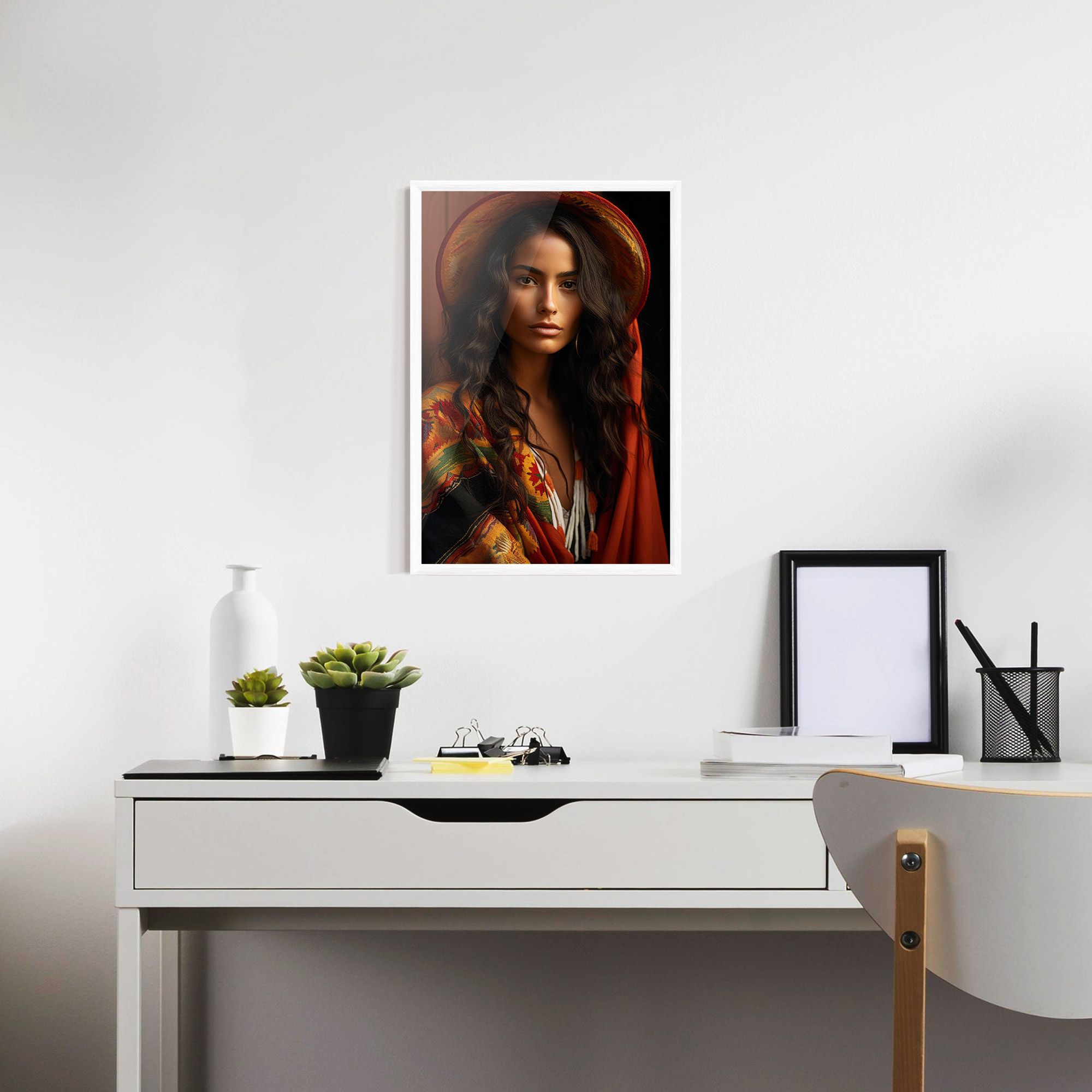 Colorful Hat And Scarf mockup 7