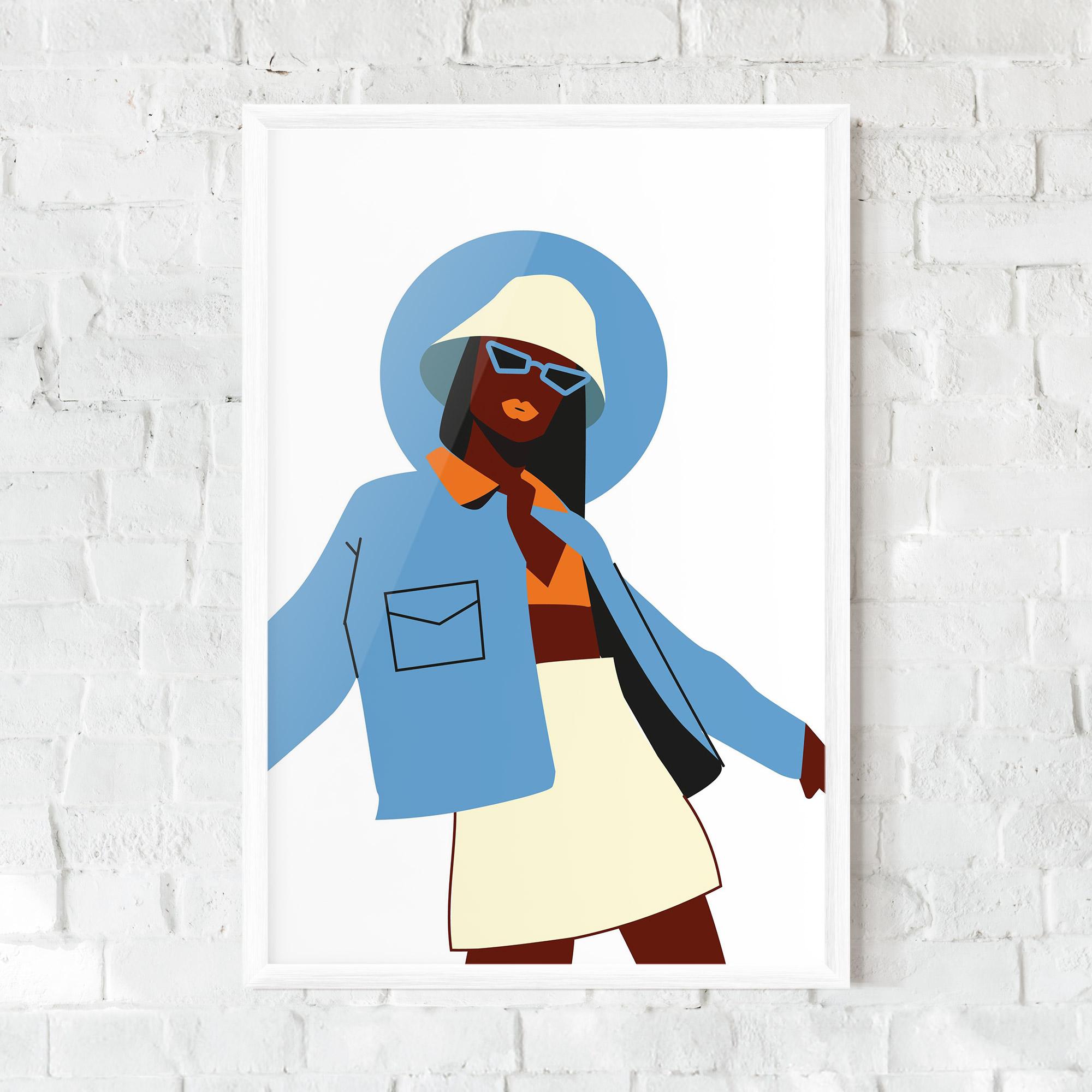 Рамкиран постер Modern Fashion Set_3 mockup 0