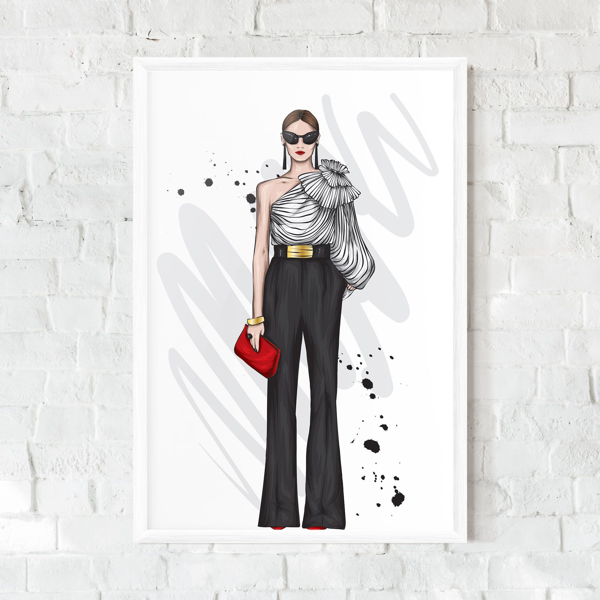 Tall Black Pants mockup 0