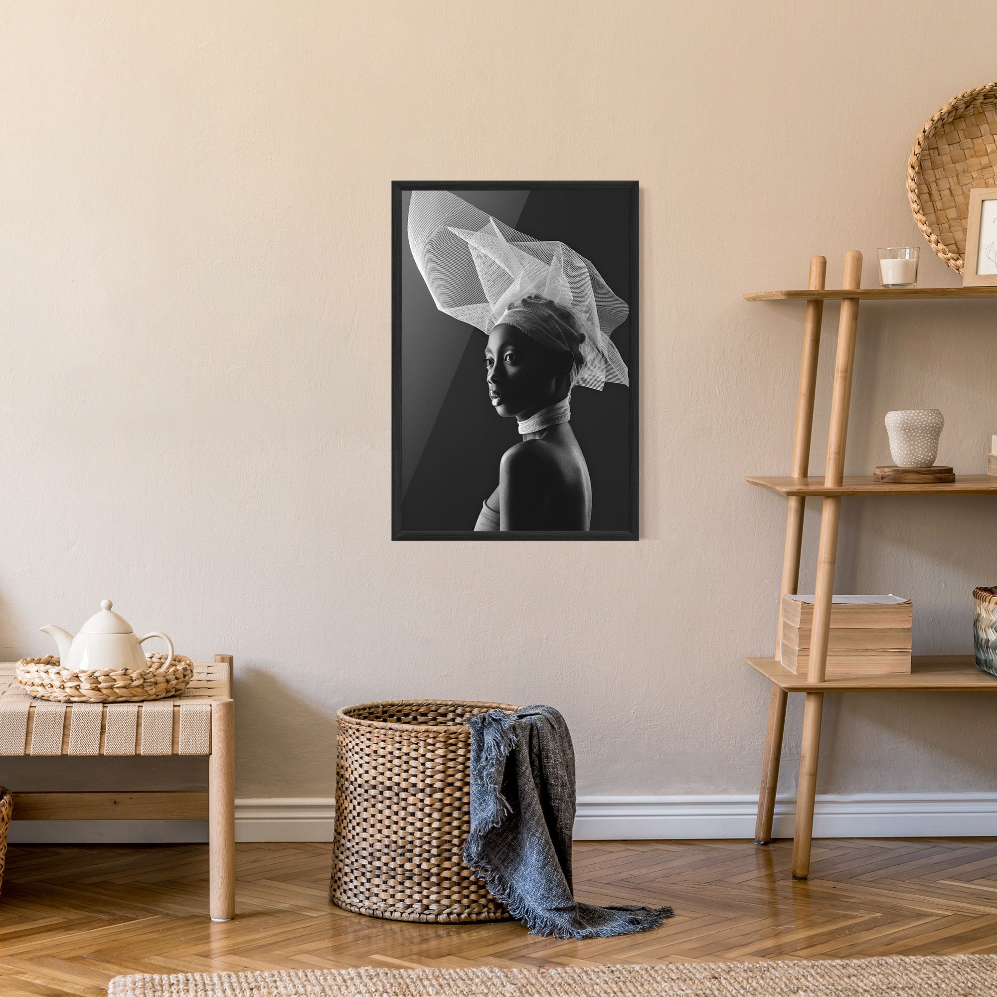 Veil Hat Woman mockup 9