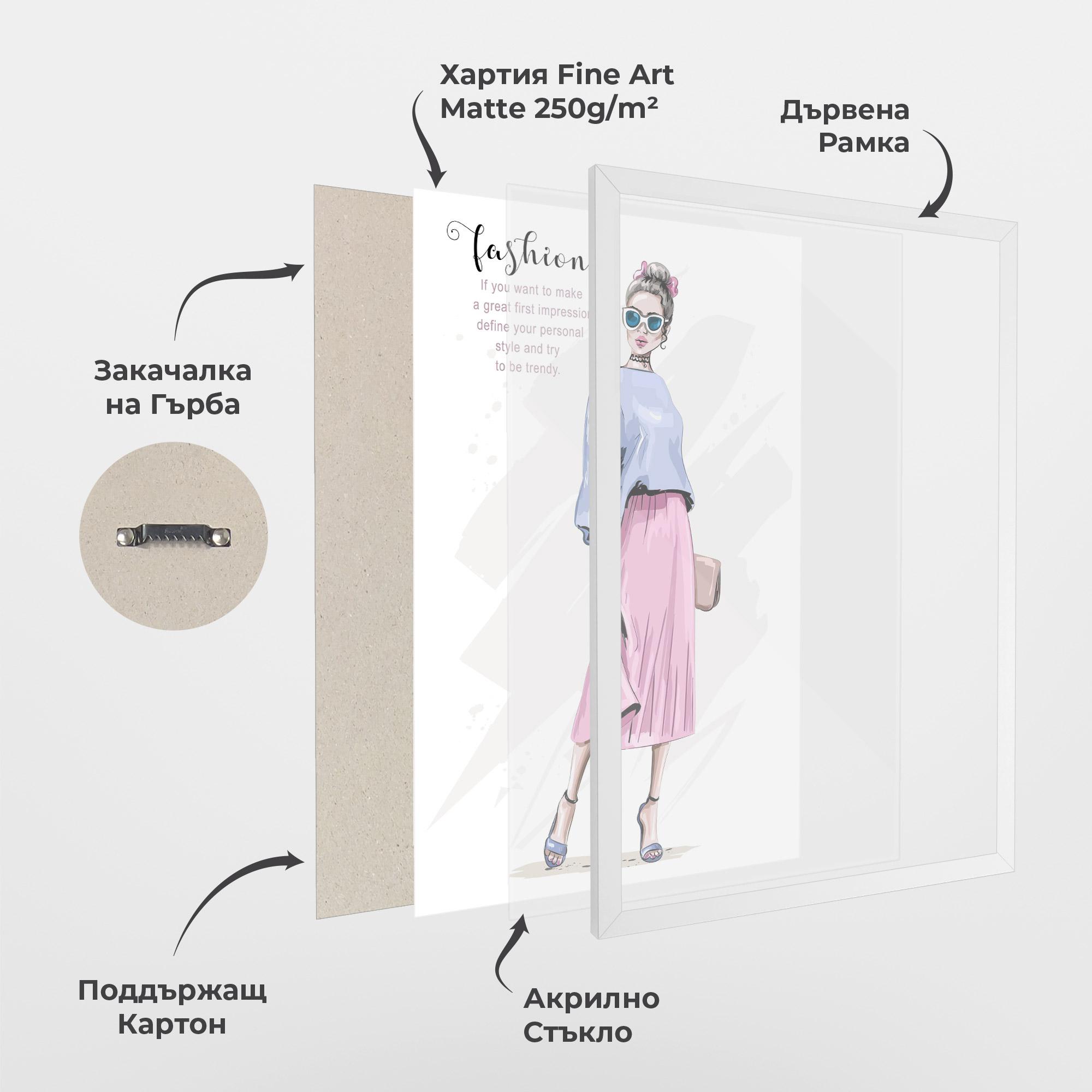 Рамкиран постер Great Impression mockup 1