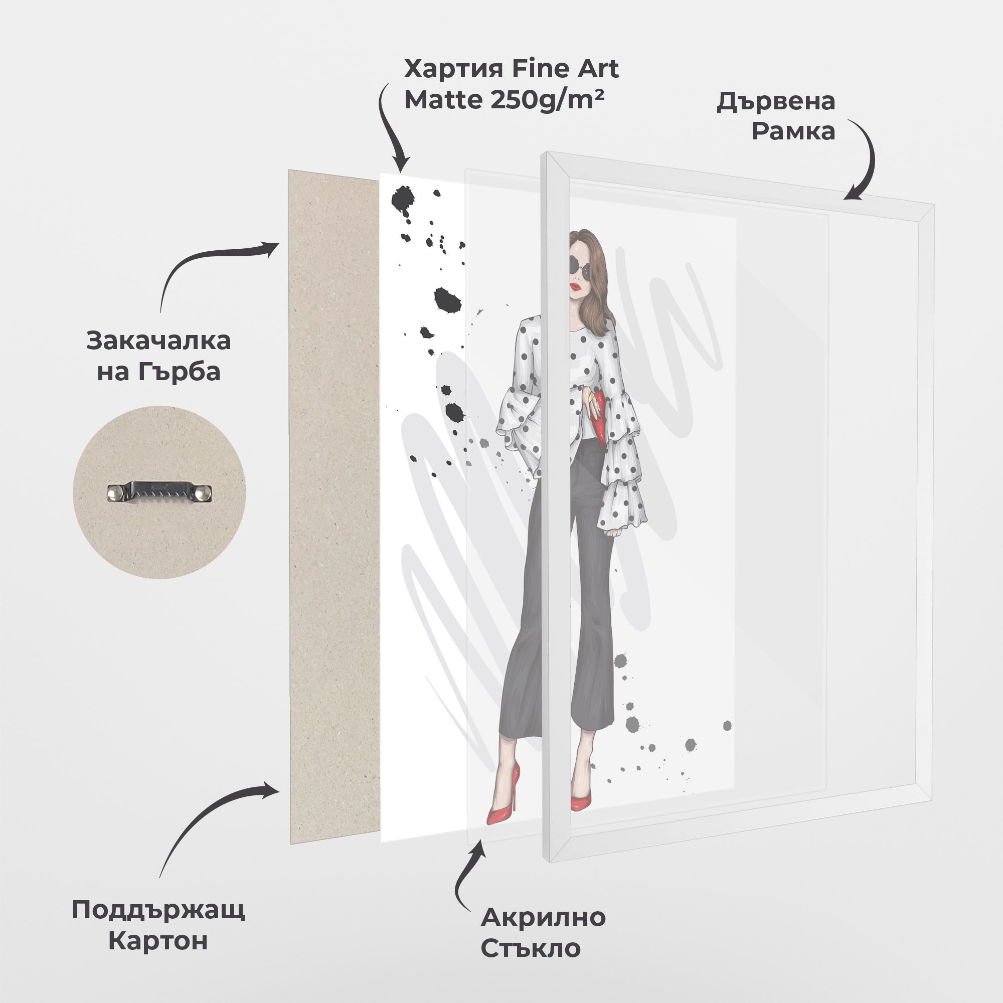 Pretty Woman In White mockup 1