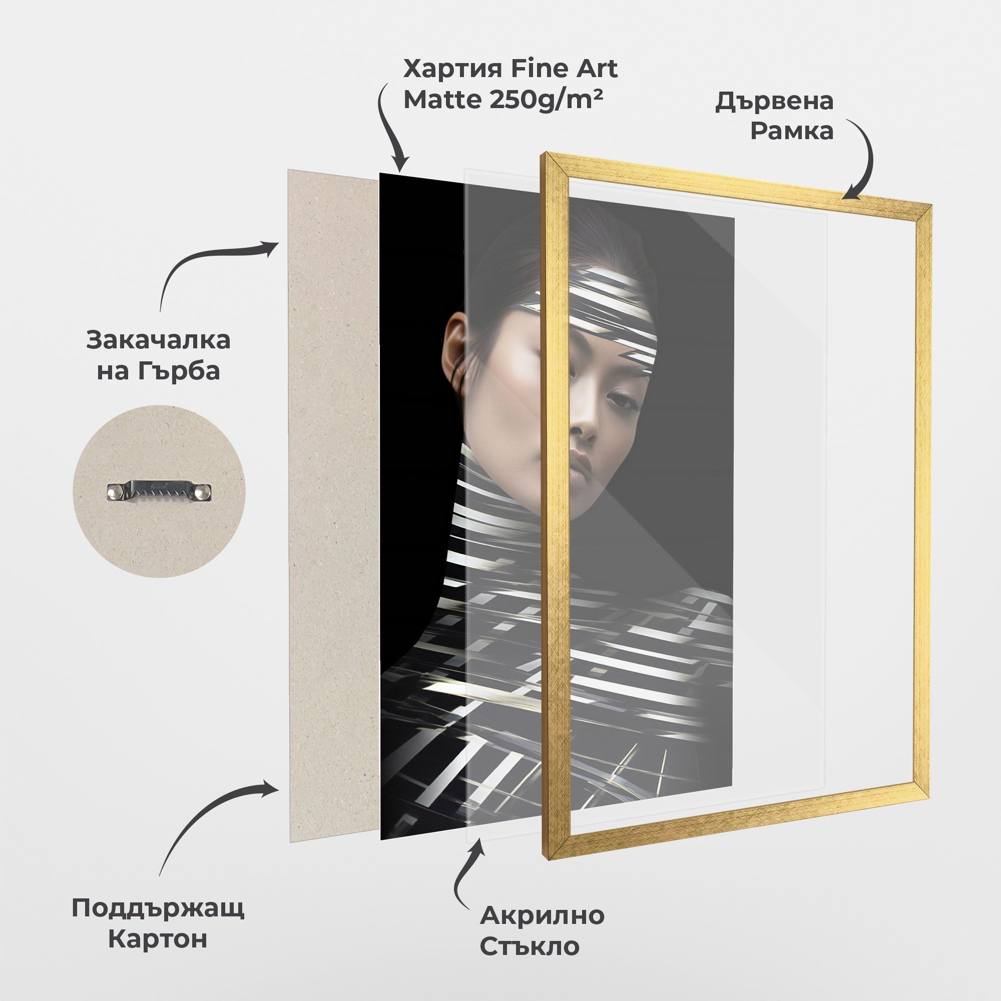 Futuristic Make Up Woman mockup 1