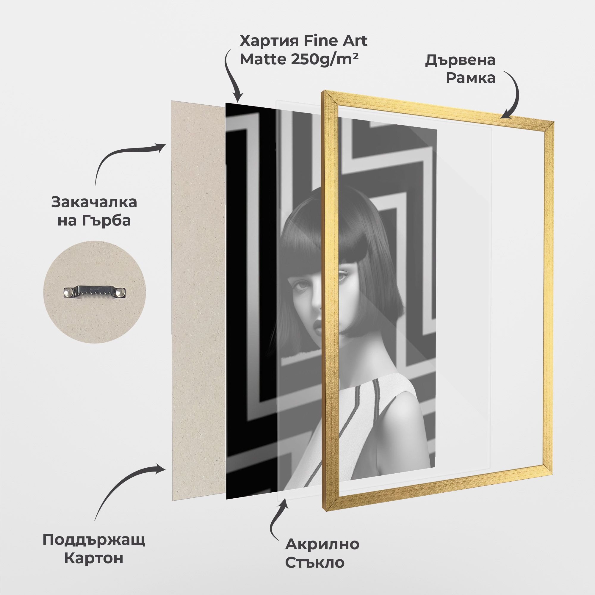 Woman Abstract Art mockup 1