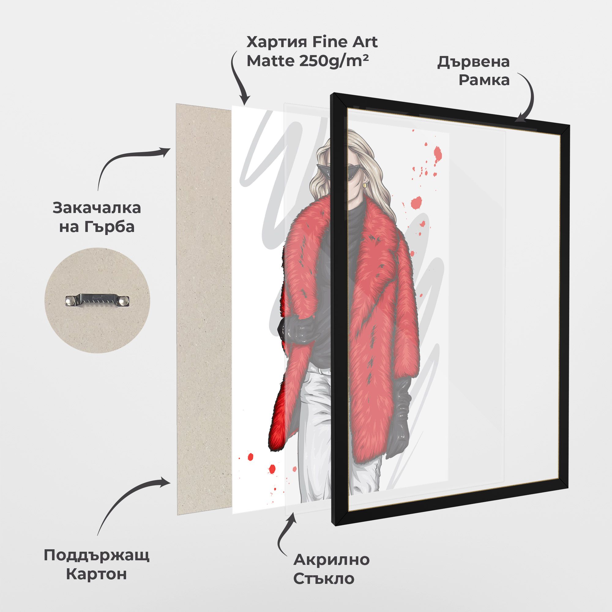 Black Blouse Woman mockup 1