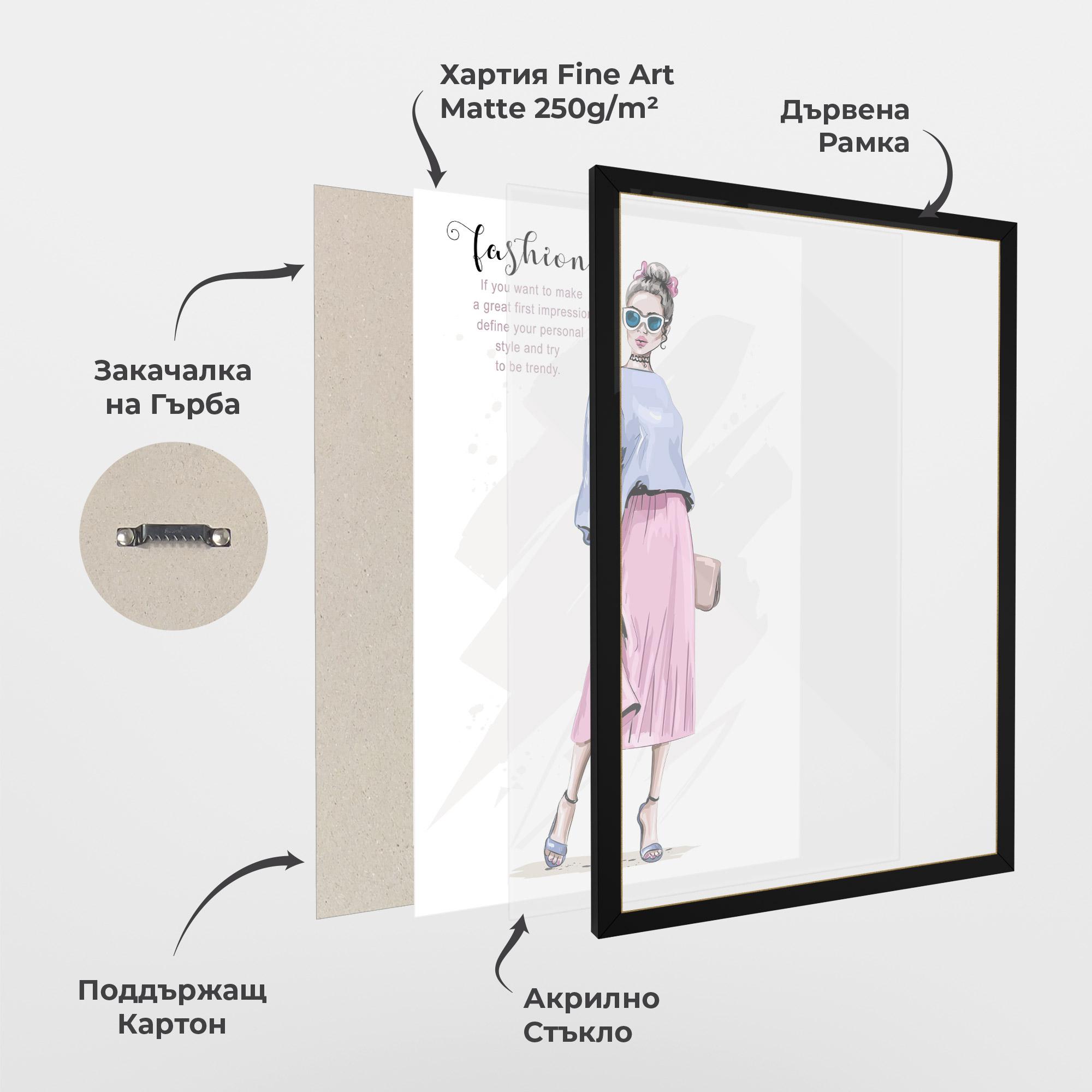 Рамкиран постер Great Impression mockup 1