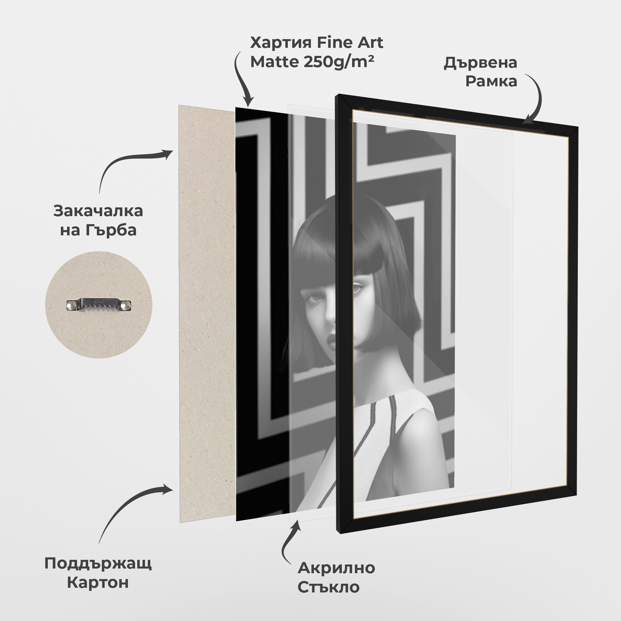 Woman Abstract Art mockup 1