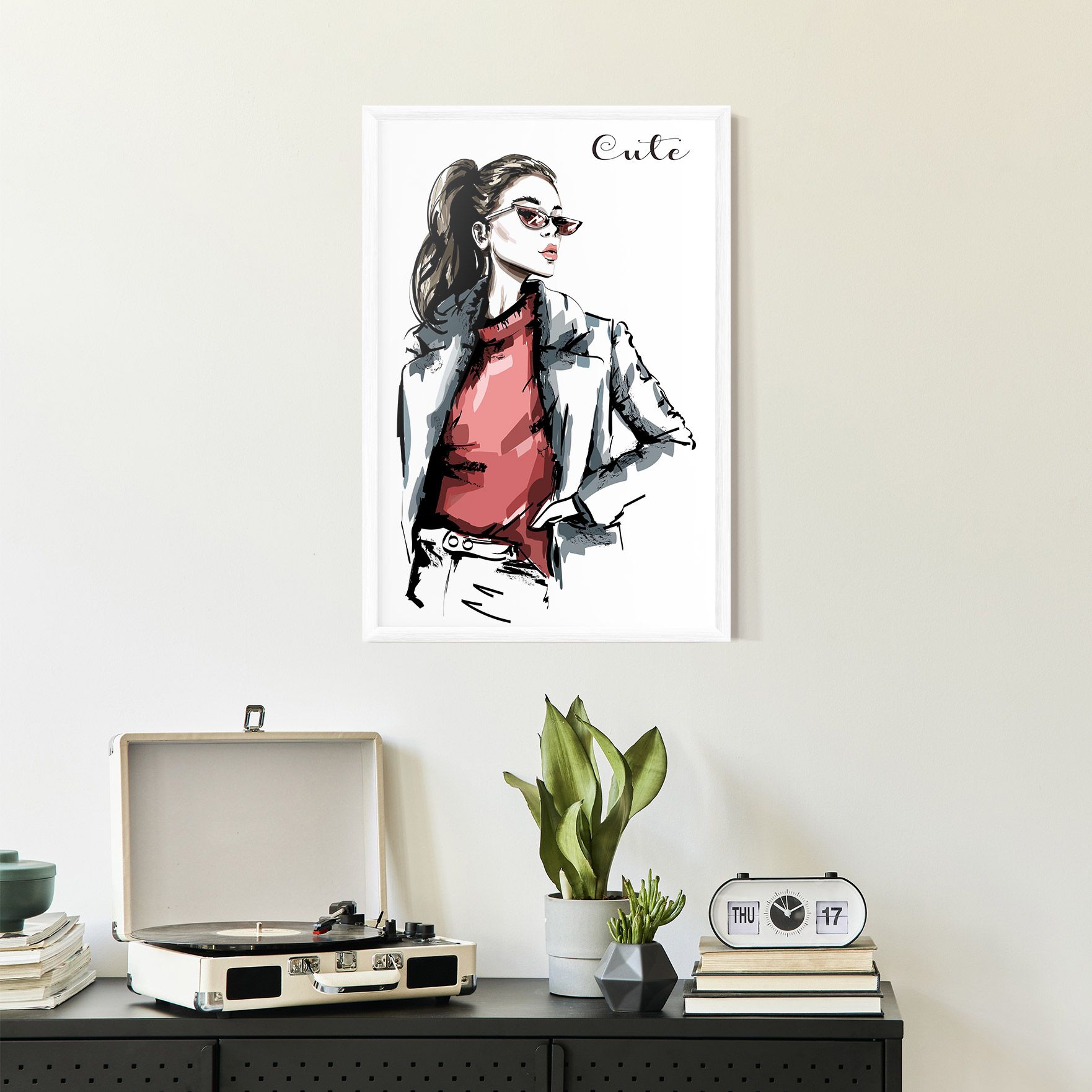 Woman Feeling Cute mockup 2