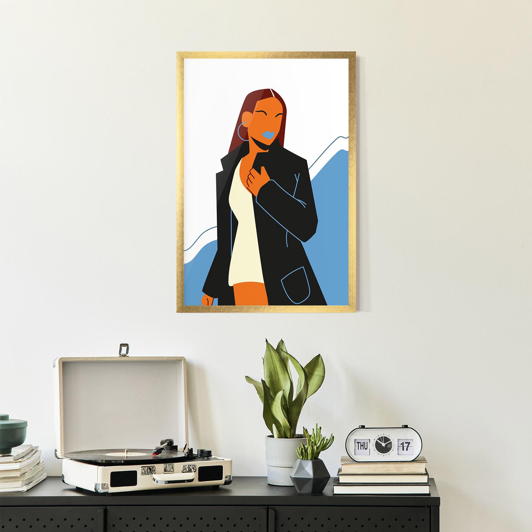 Рамкиран постер Modern Fashion Set_2 mockup 2