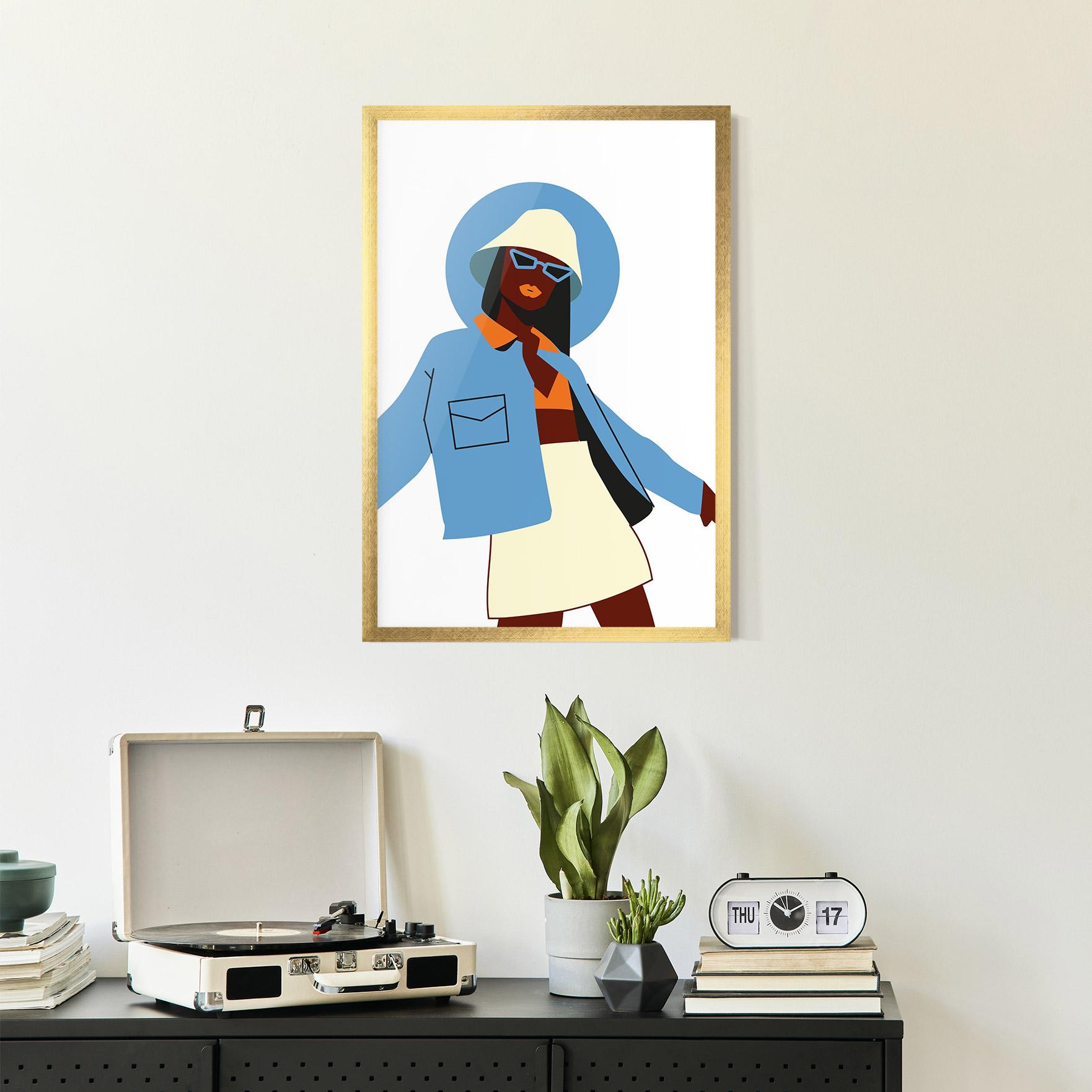 Рамкиран постер Modern Fashion Set_3 mockup 2