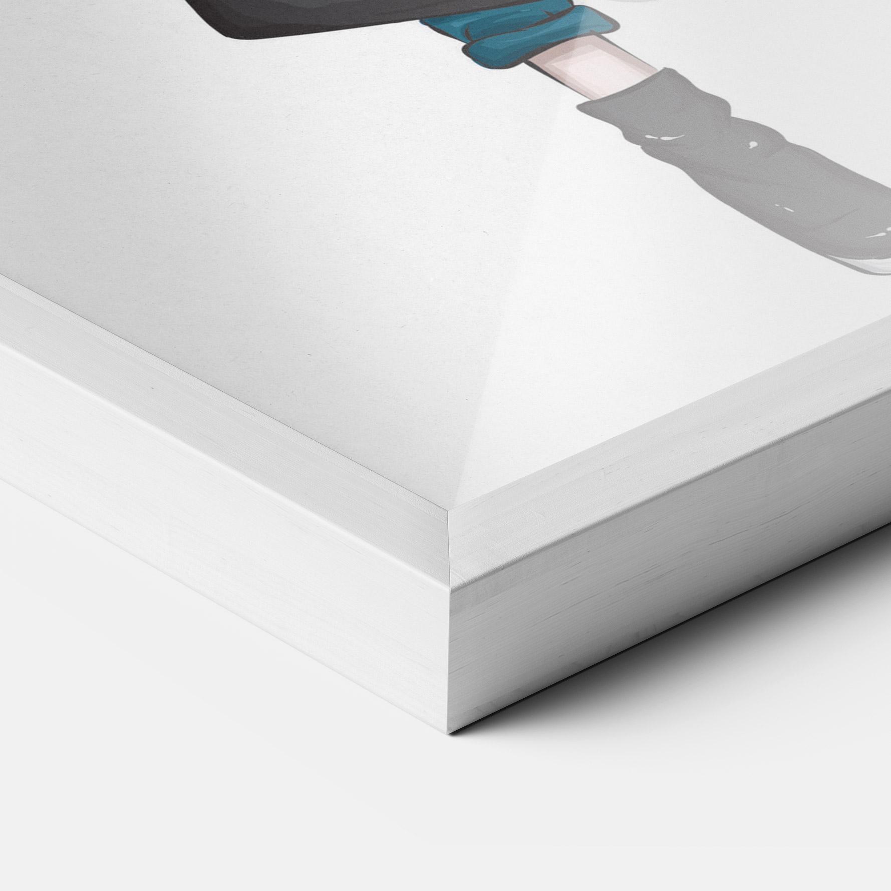 Рамкиран постер Red Coat mockup 3