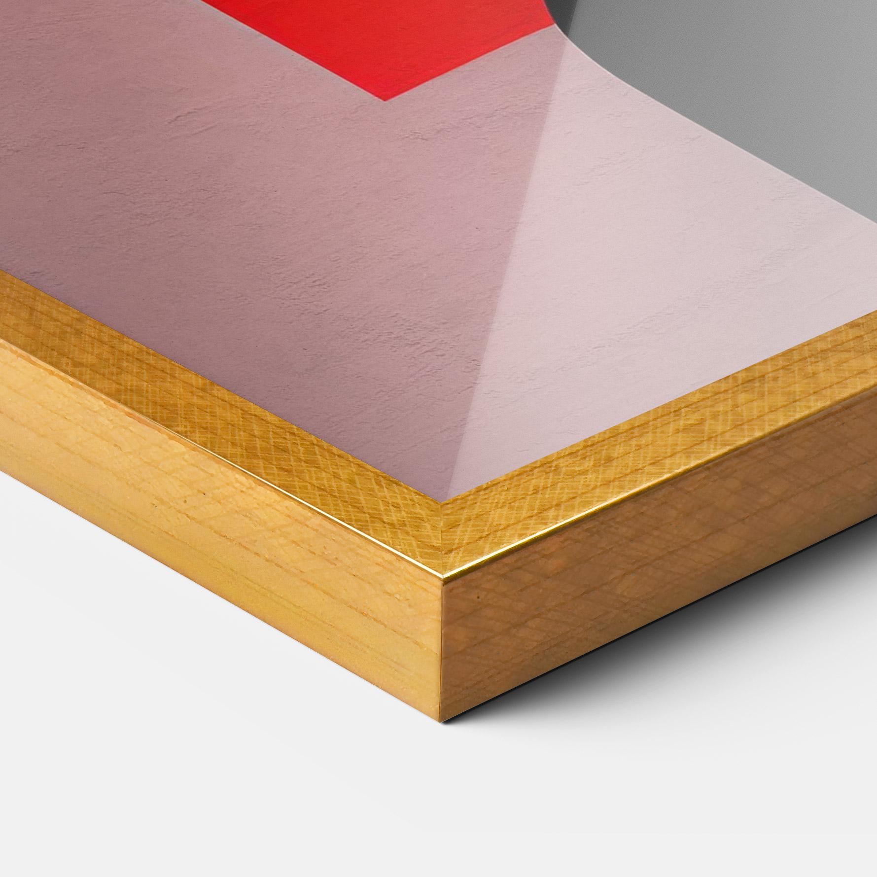 Рамкиран постер Interesting Woman Art mockup 3