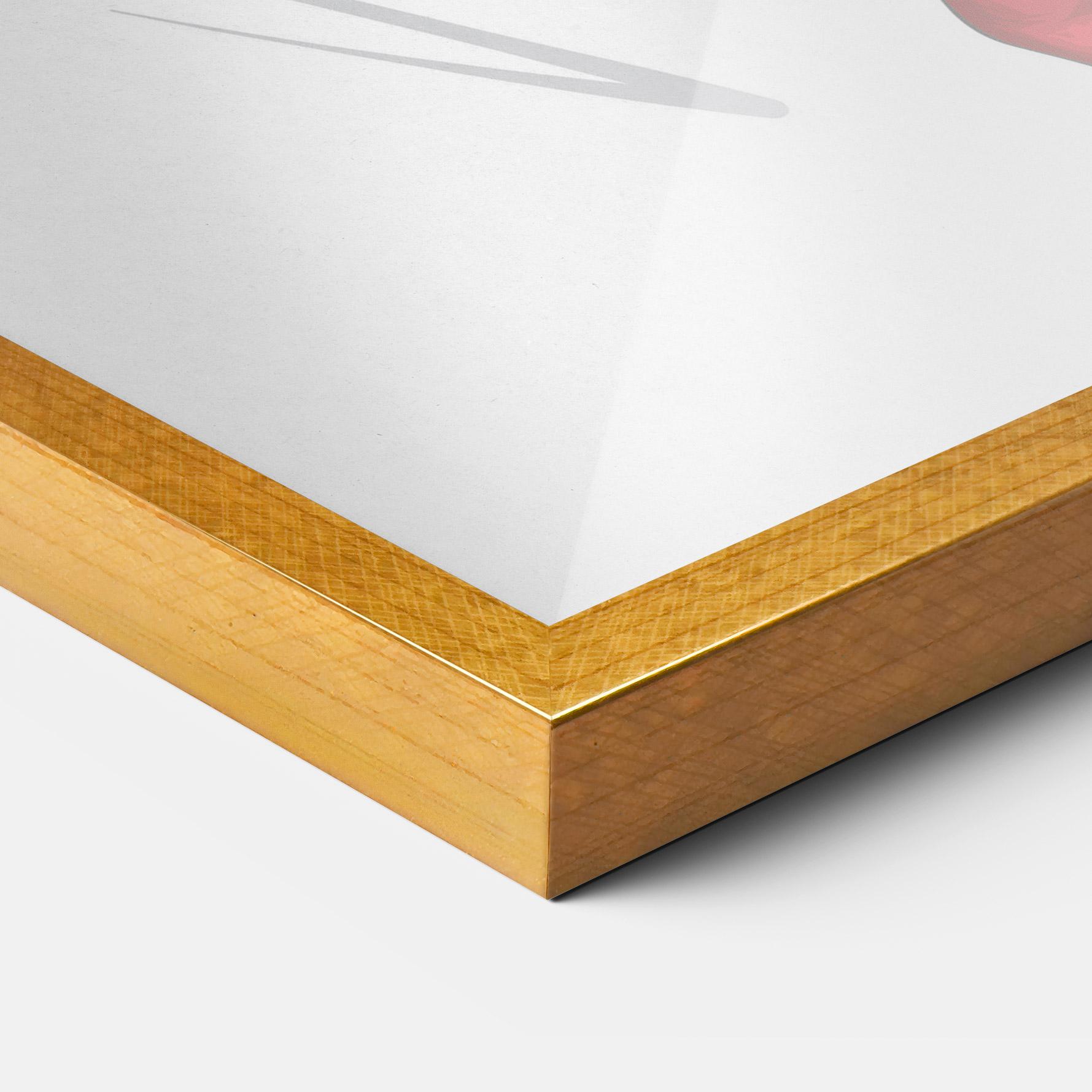 Рамкиран постер Red Tall Boots Woman mockup 3