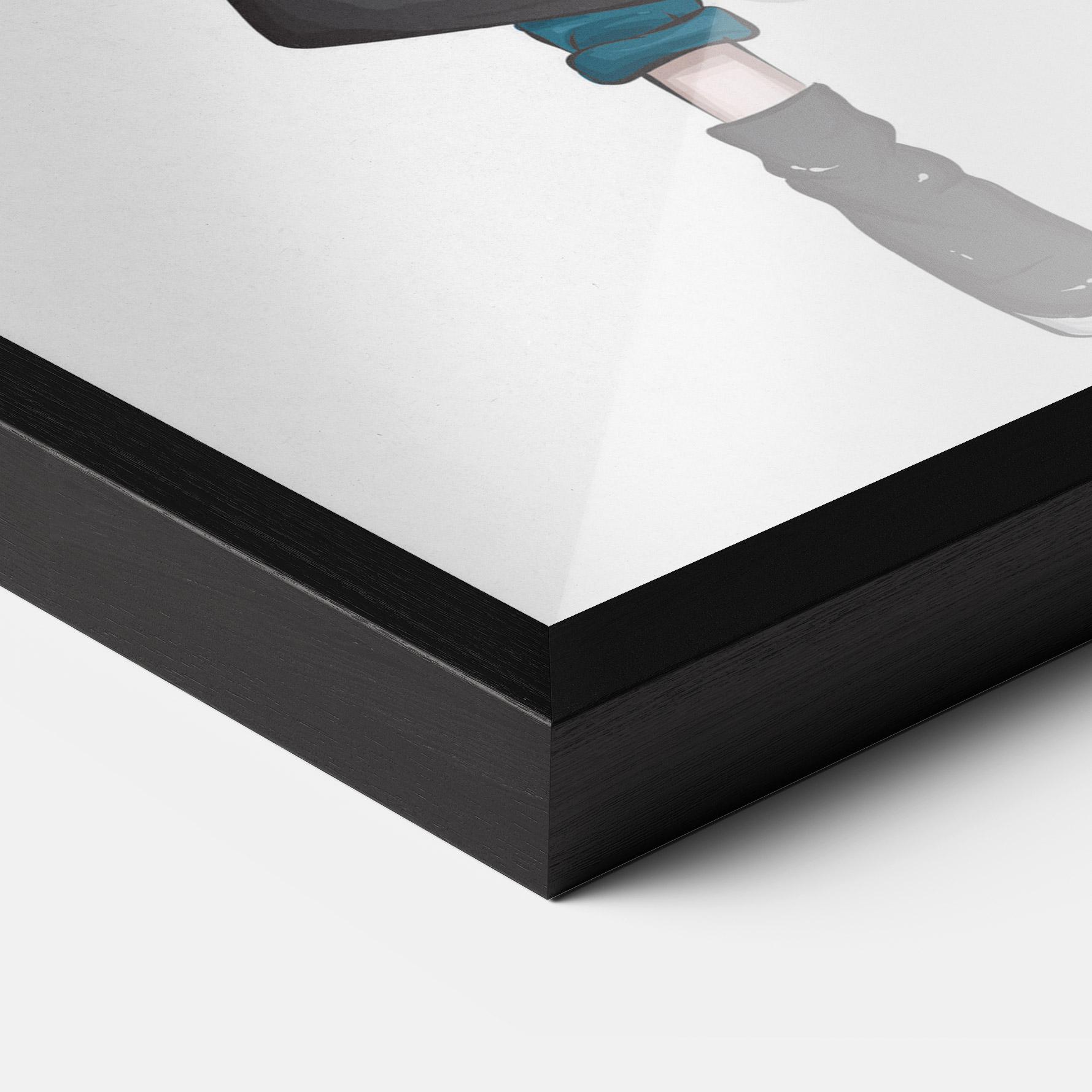 Рамкиран постер Red Coat mockup 3