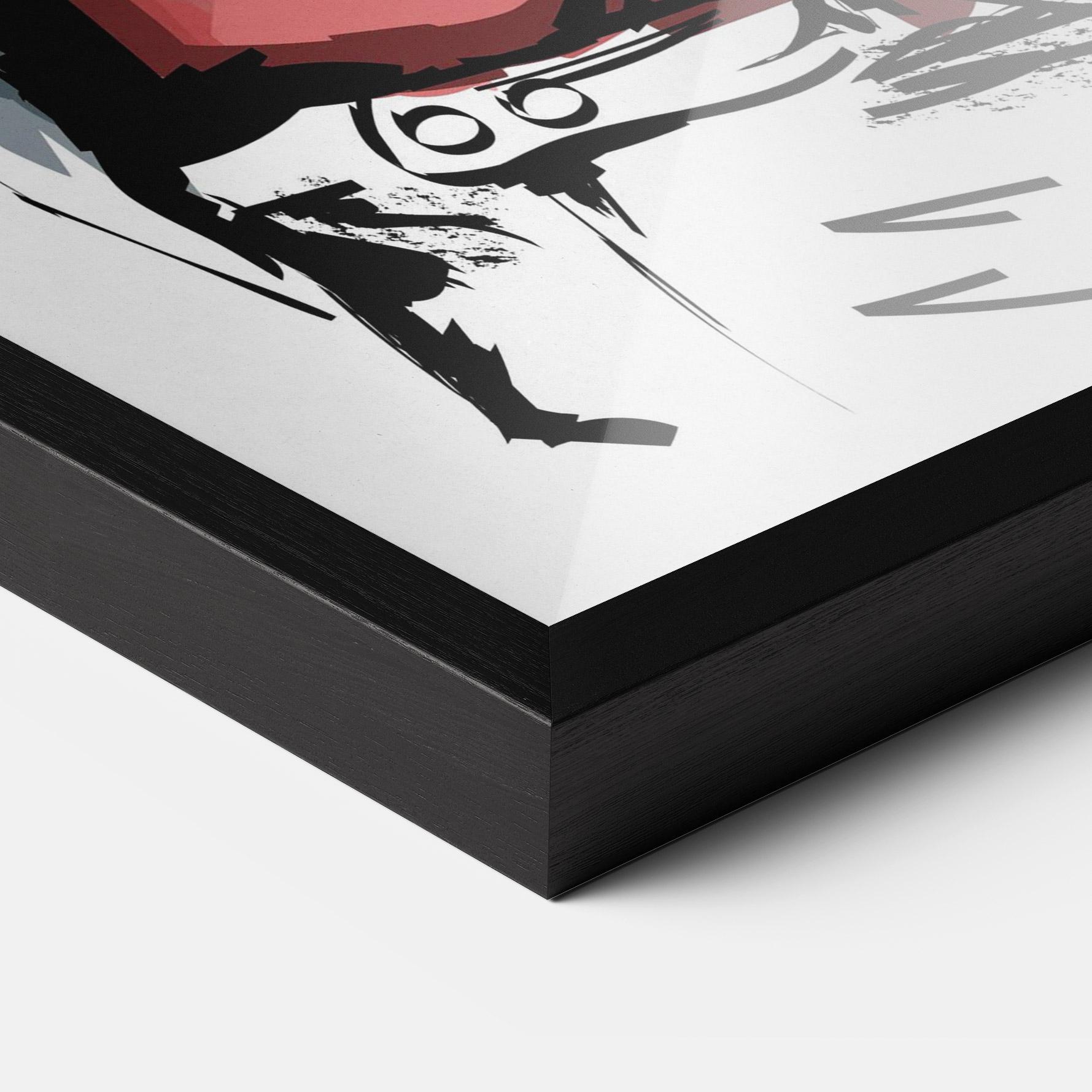 Рамкиран постер Woman Feeling Cute mockup 3