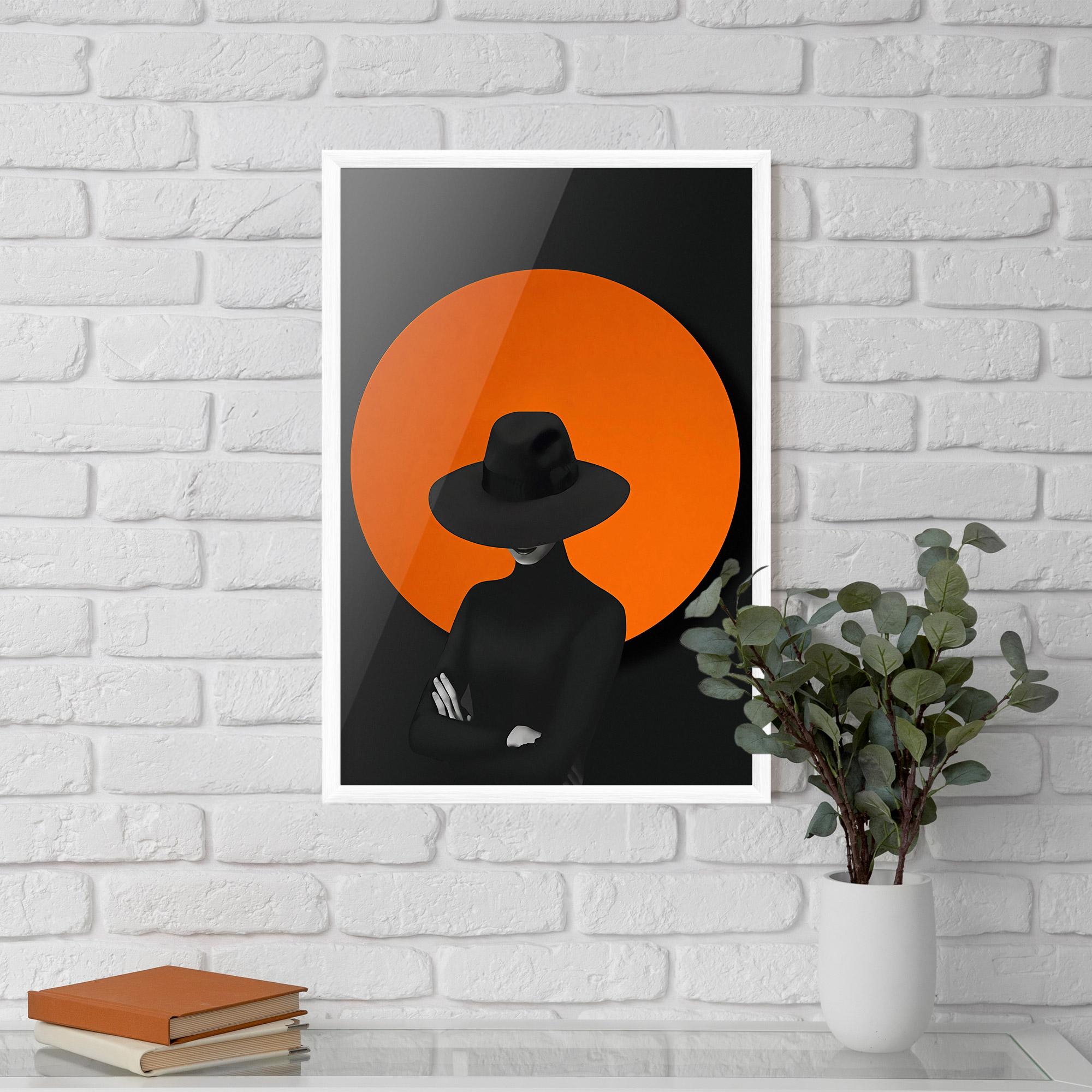 Рамкиран постер Black Fashion mockup 5