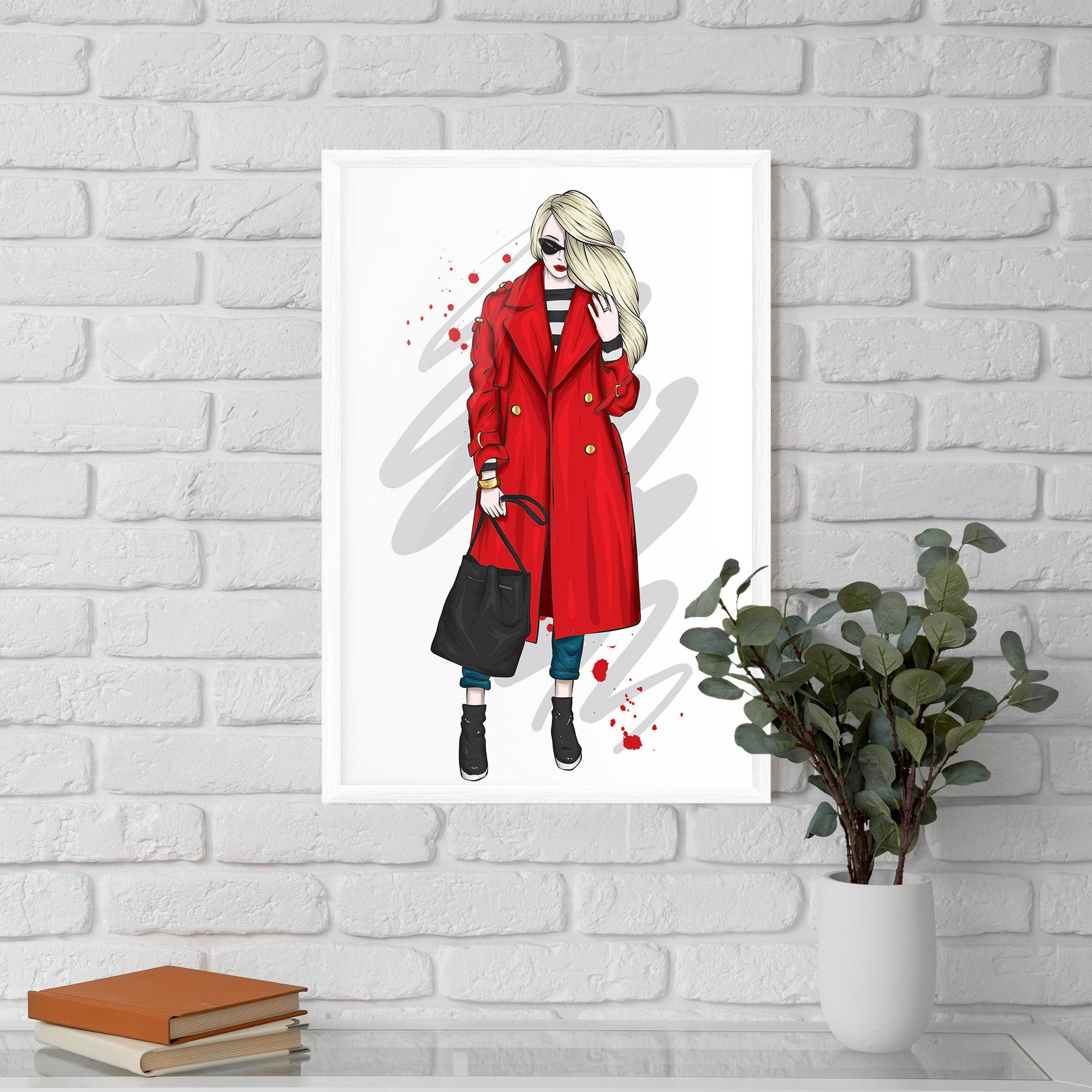 Рамкиран постер Red Coat mockup 5