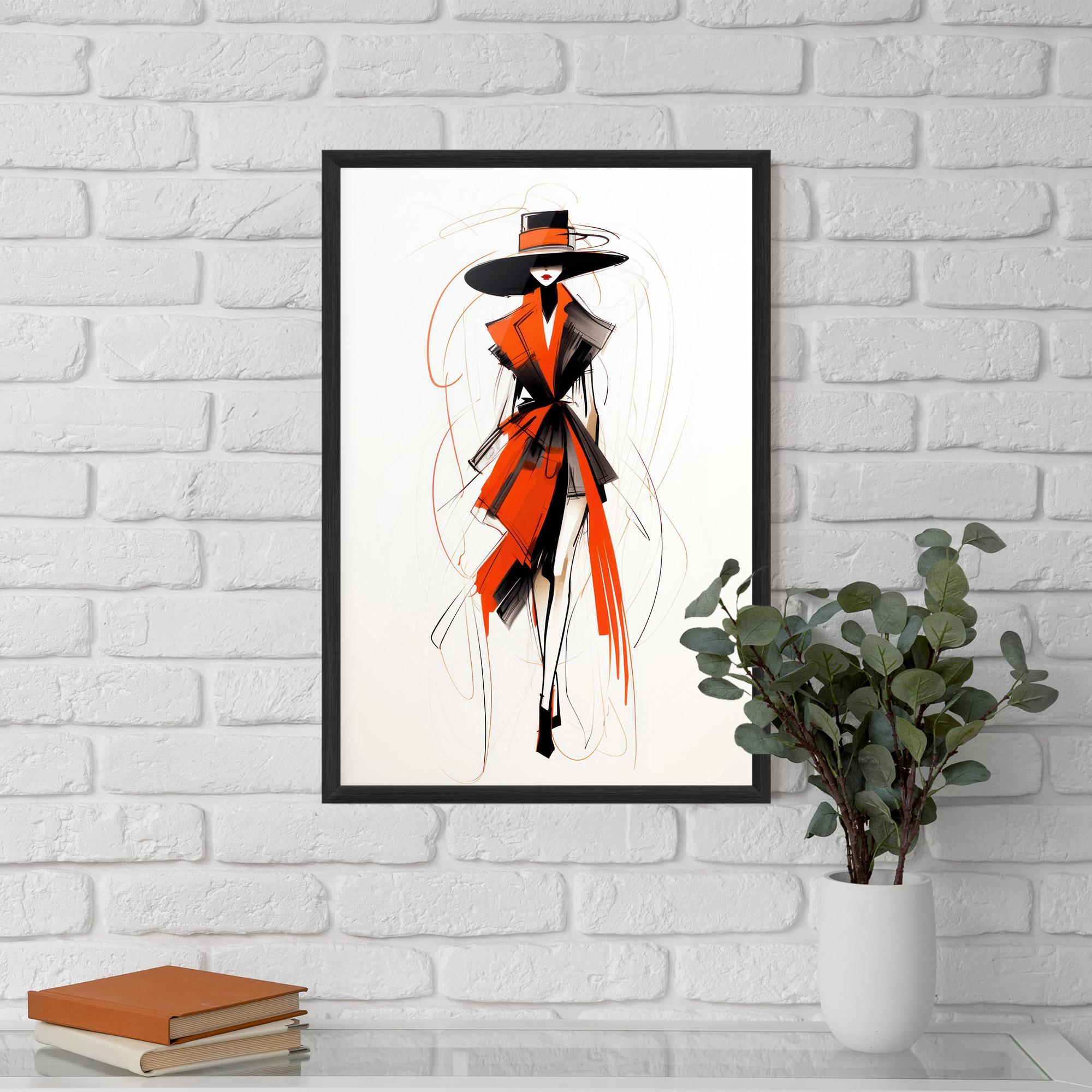 Рамкиран постер Handdrawn Doodle mockup 5