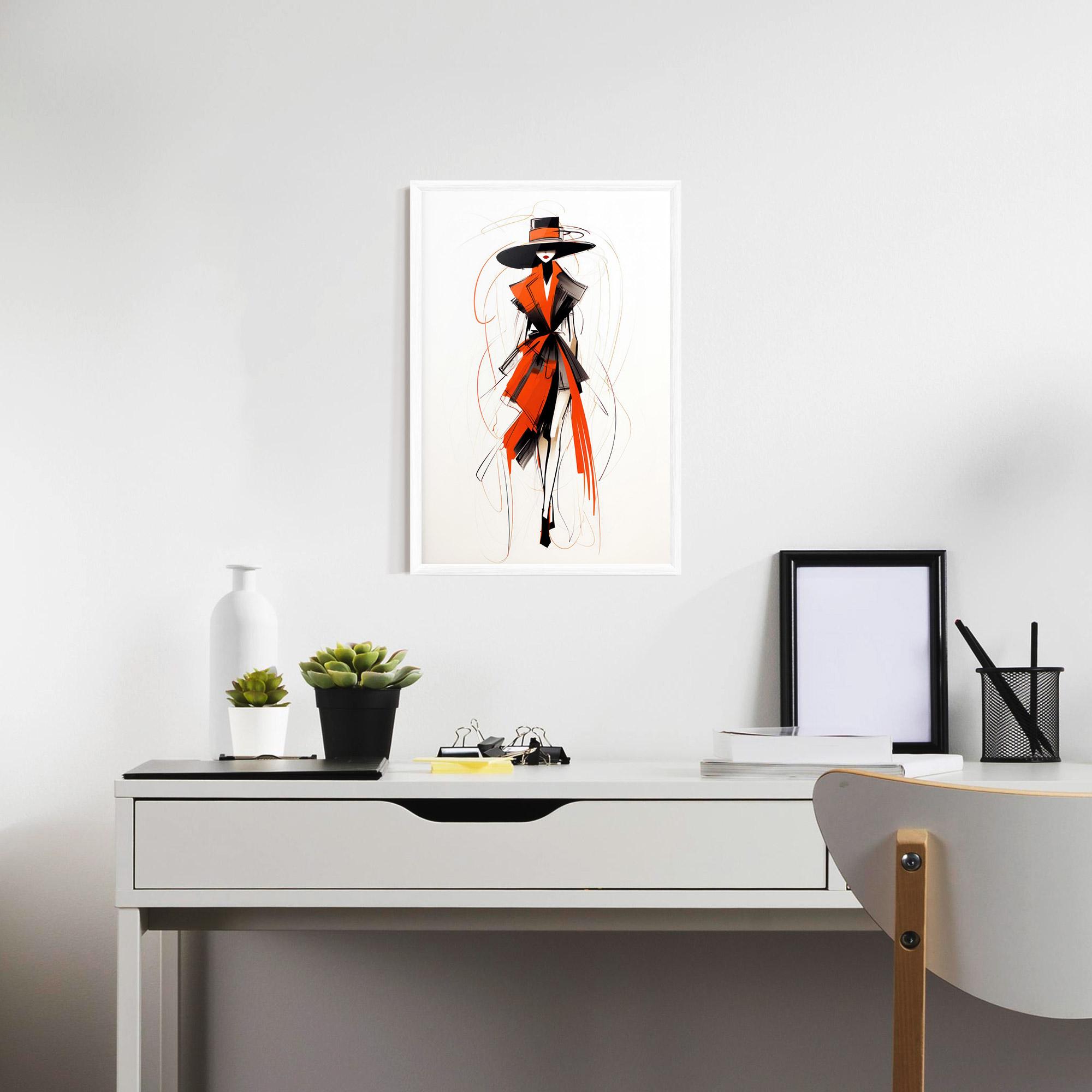 Рамкиран постер Handdrawn Doodle mockup 7