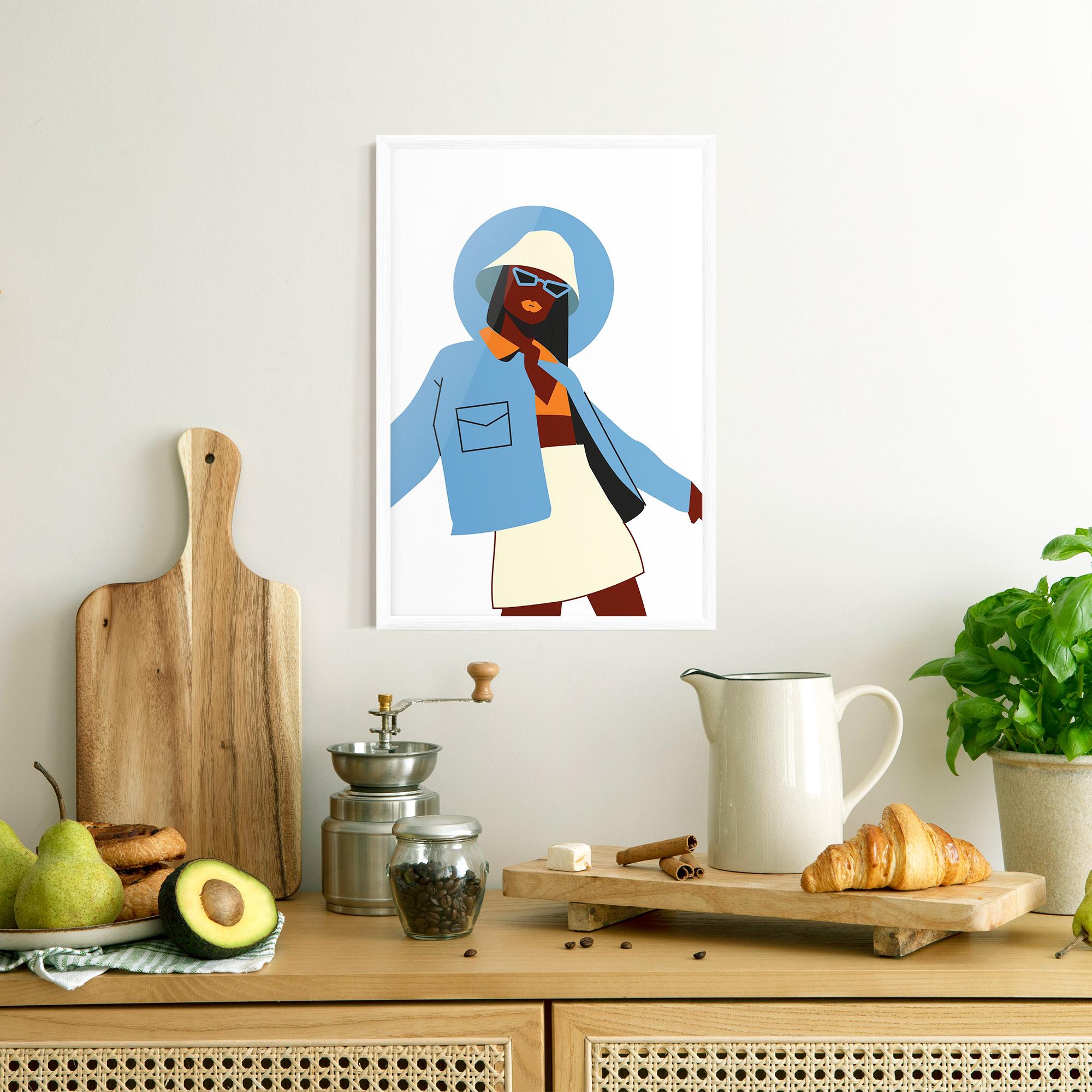 Рамкиран постер Modern Fashion Set_3 mockup 8