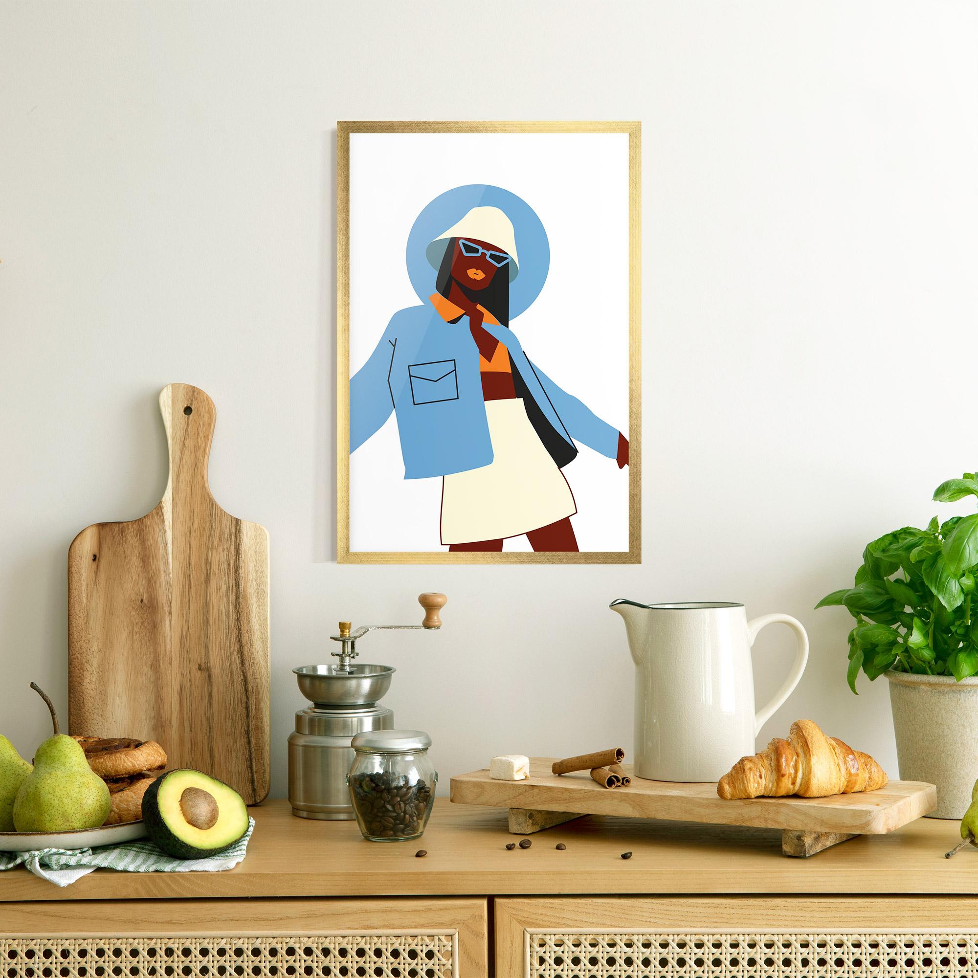 Рамкиран постер Modern Fashion Set_3 mockup 8