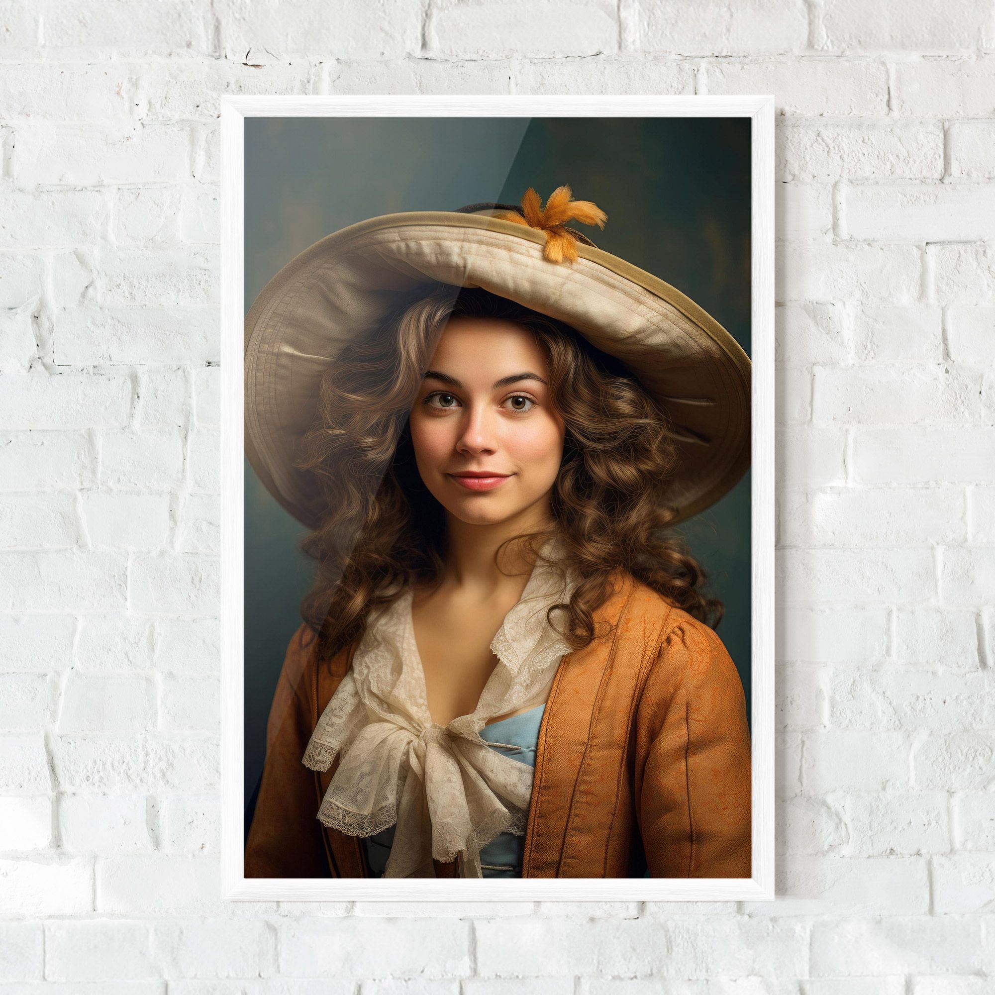 Vintage Orange Outfit mockup 0