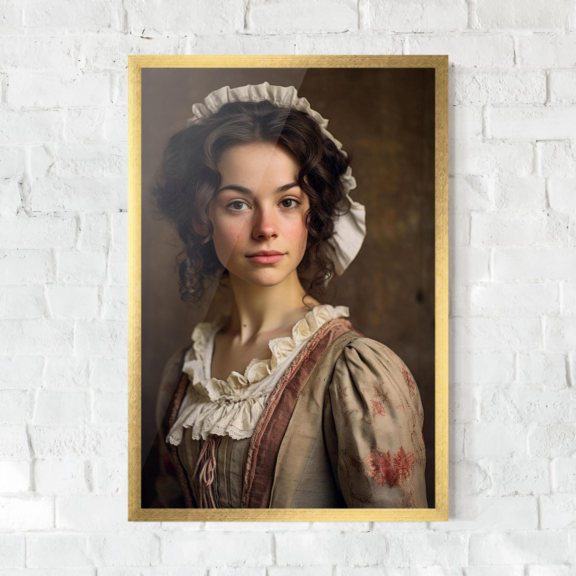 Рамкиран постер Light Green Dress mockup 0