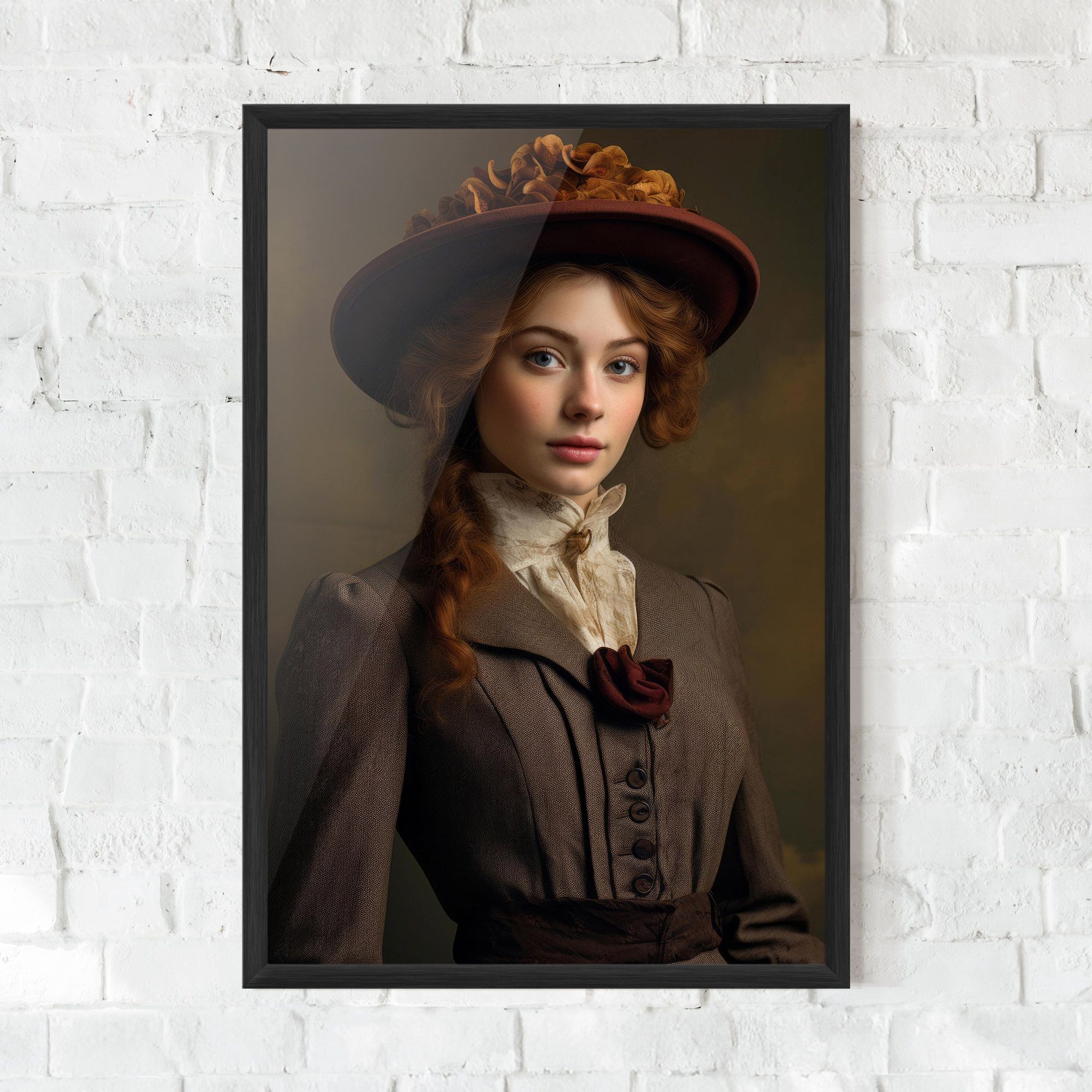 Red Orange Hat mockup 0