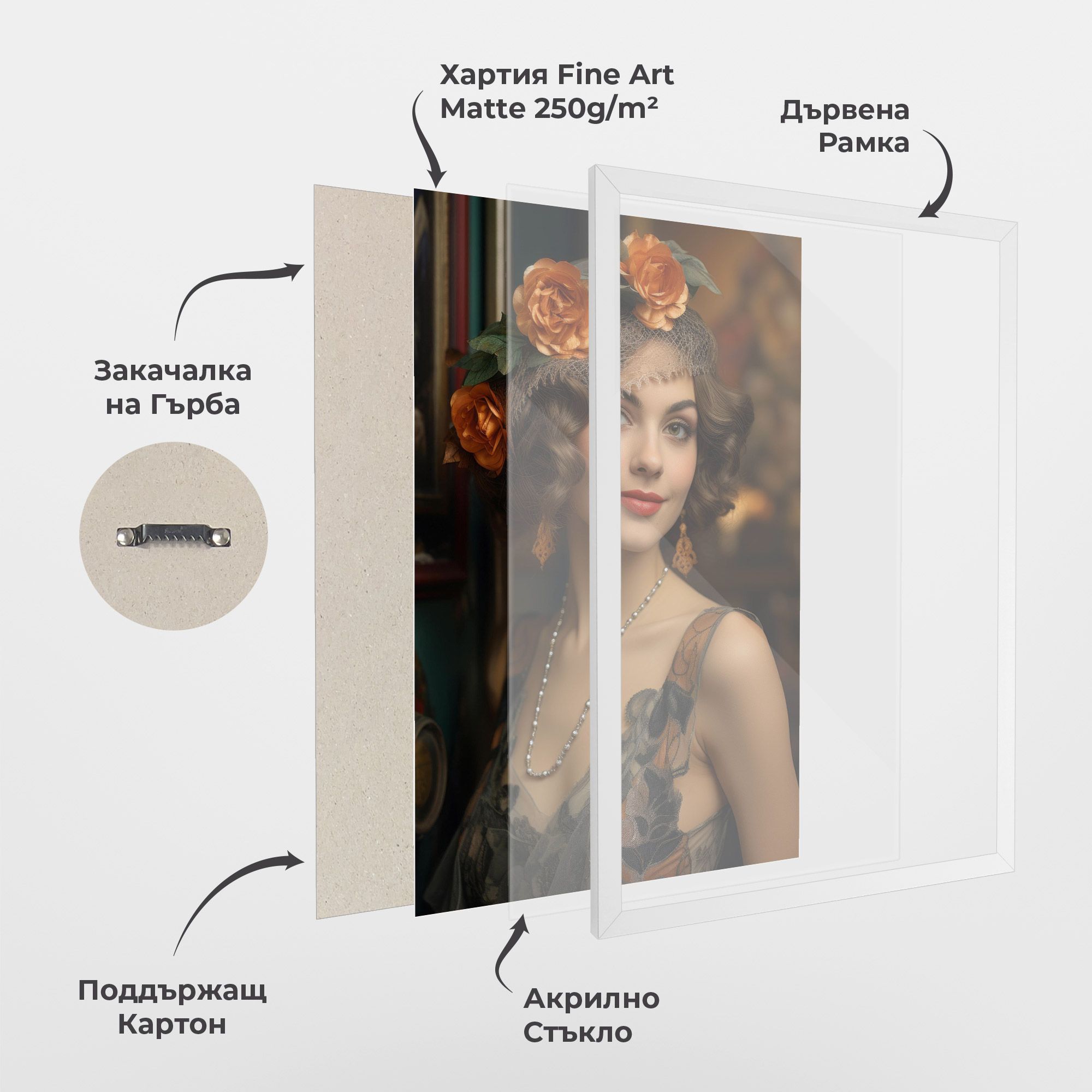 Orange Vintage Roses mockup 1