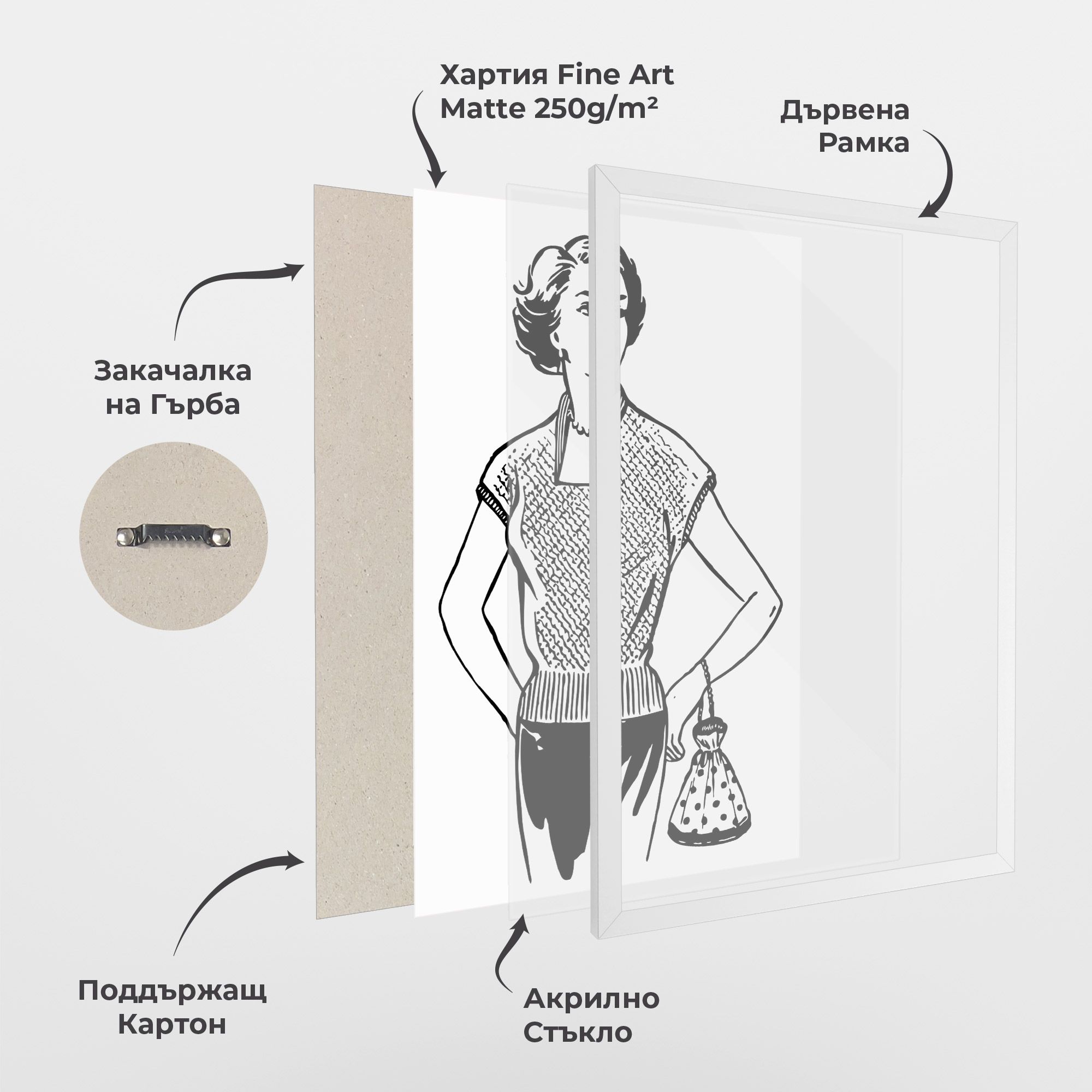 Vintage Girl Line mockup 1