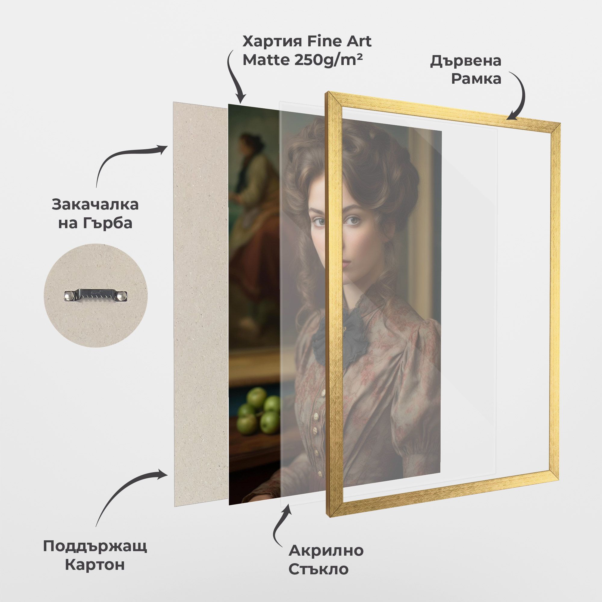 Green Vintage Apple mockup 1