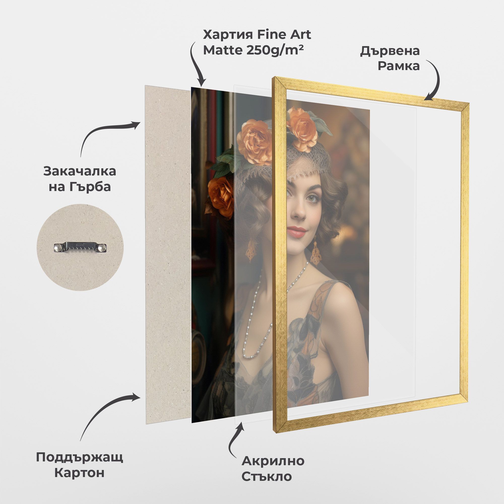 Orange Vintage Roses mockup 1