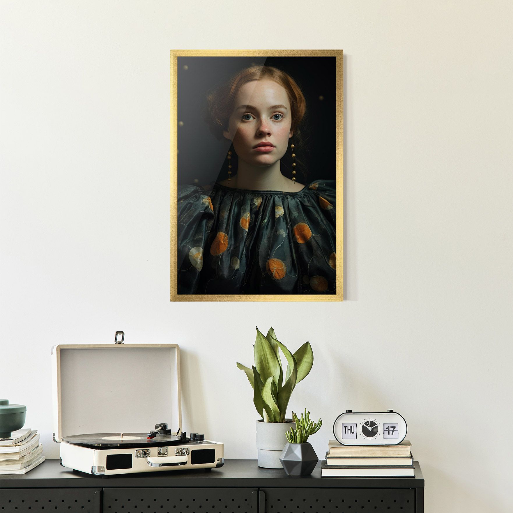 Vintage Red Hair mockup 2