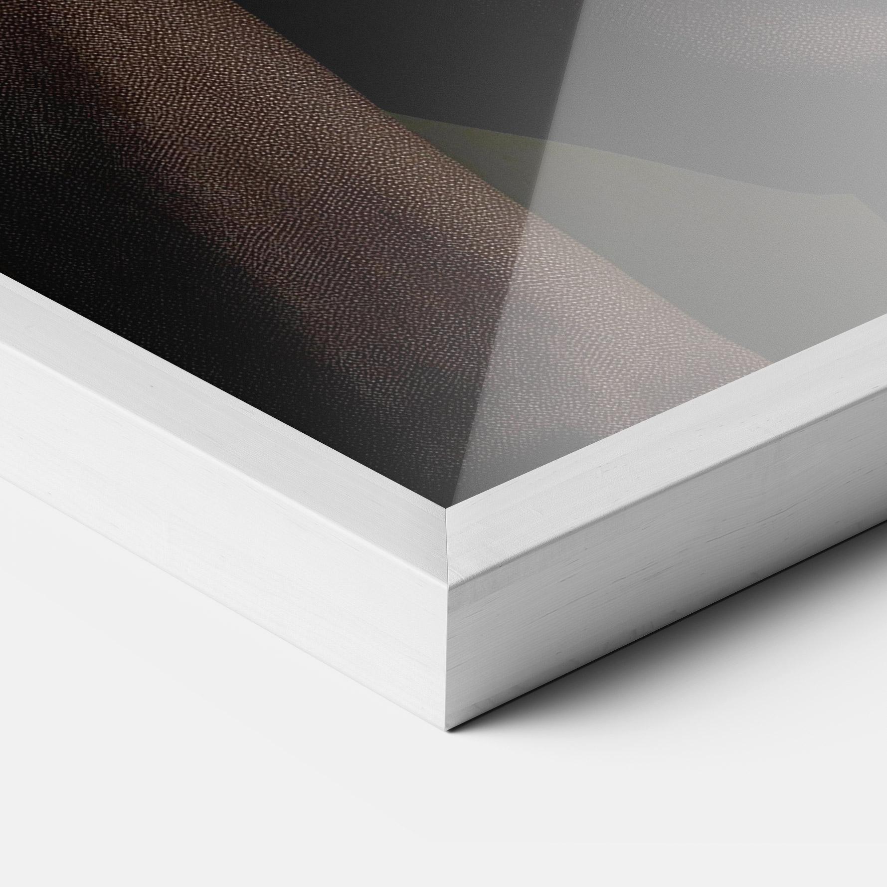 Рамкиран постер Red Orange Hat mockup 3