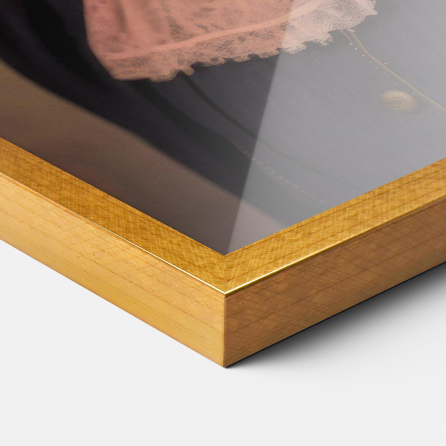 Рамкиран постер Dark Blue Dress mockup 3