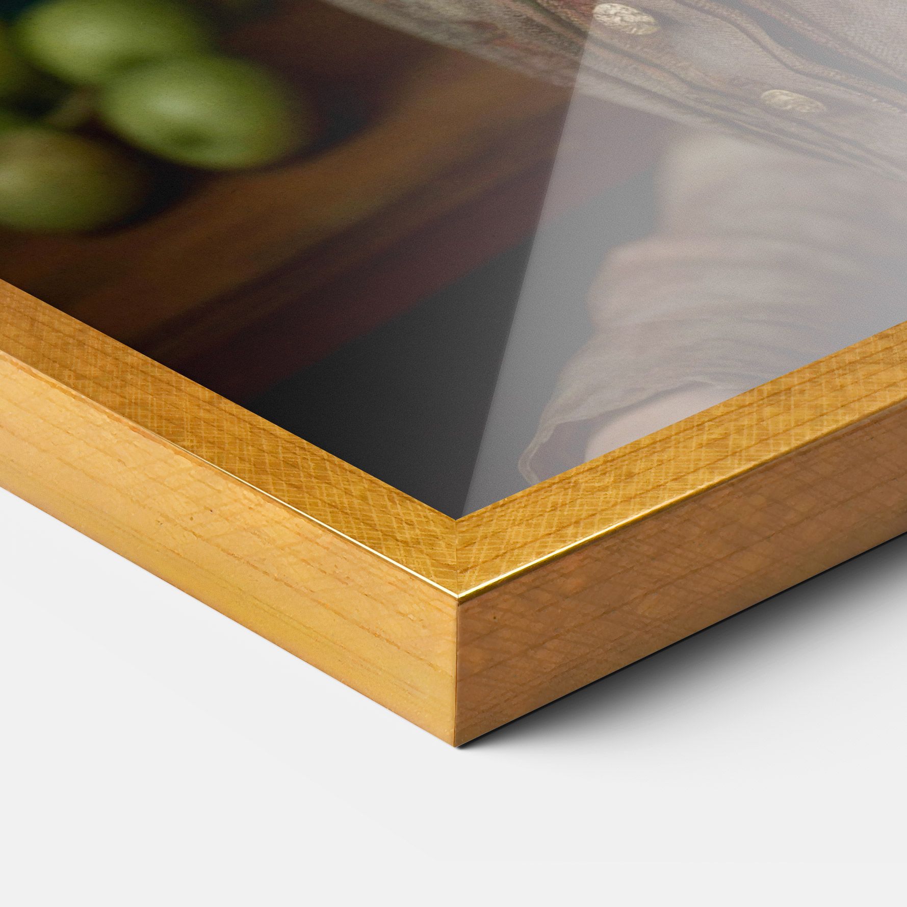 Green Vintage Apple mockup 3