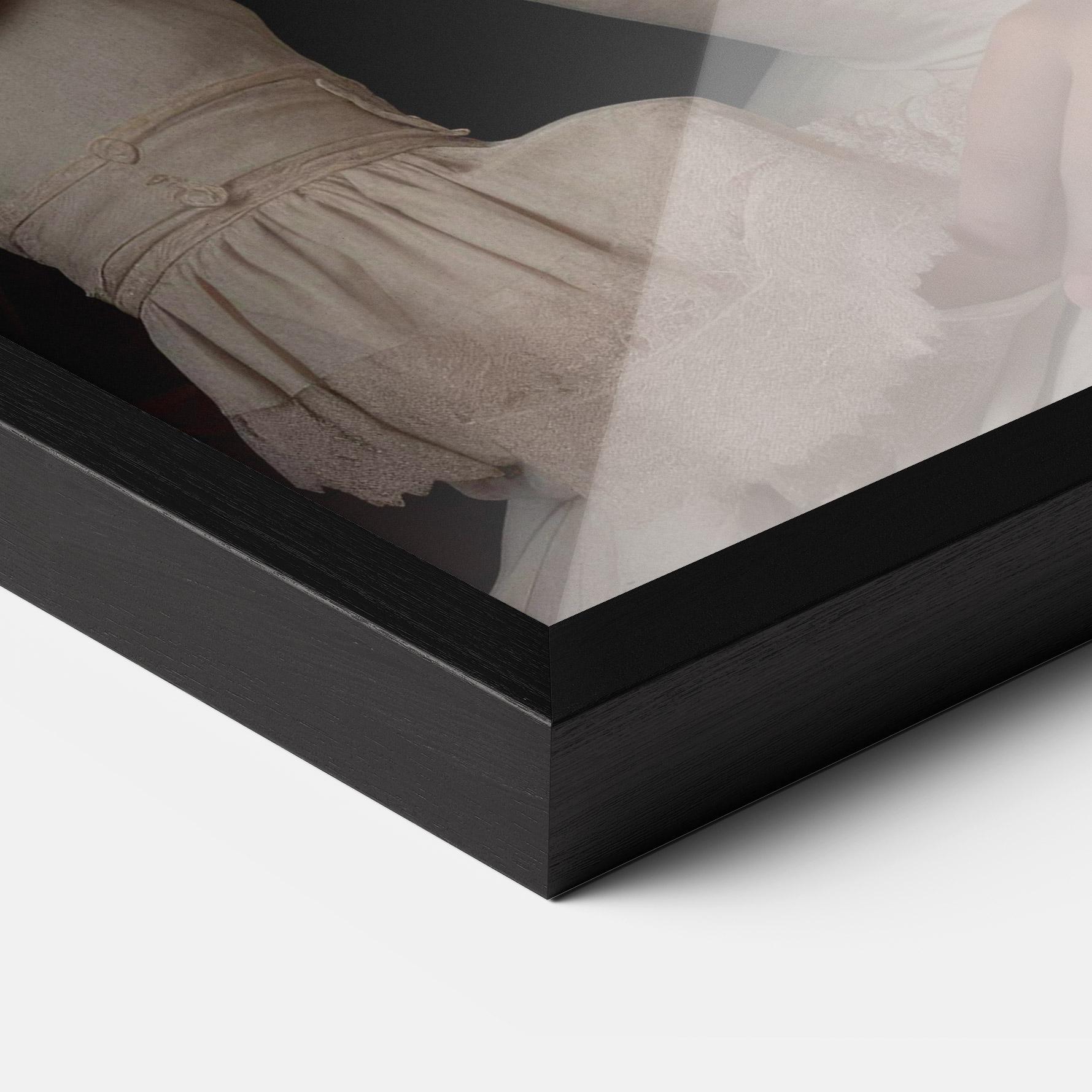 Рамкиран постер Pretty Vintage Dress mockup 3