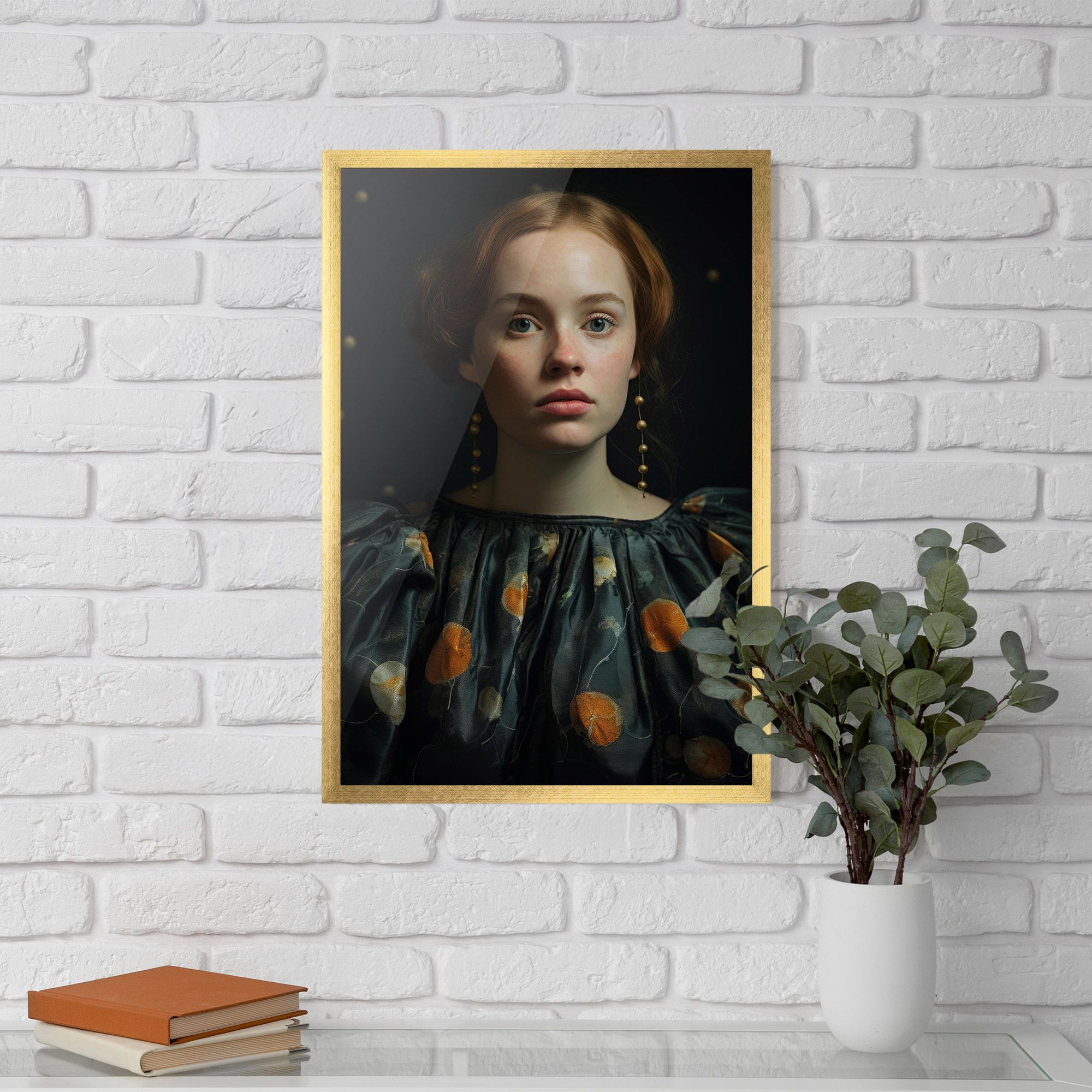 Vintage Red Hair mockup 5