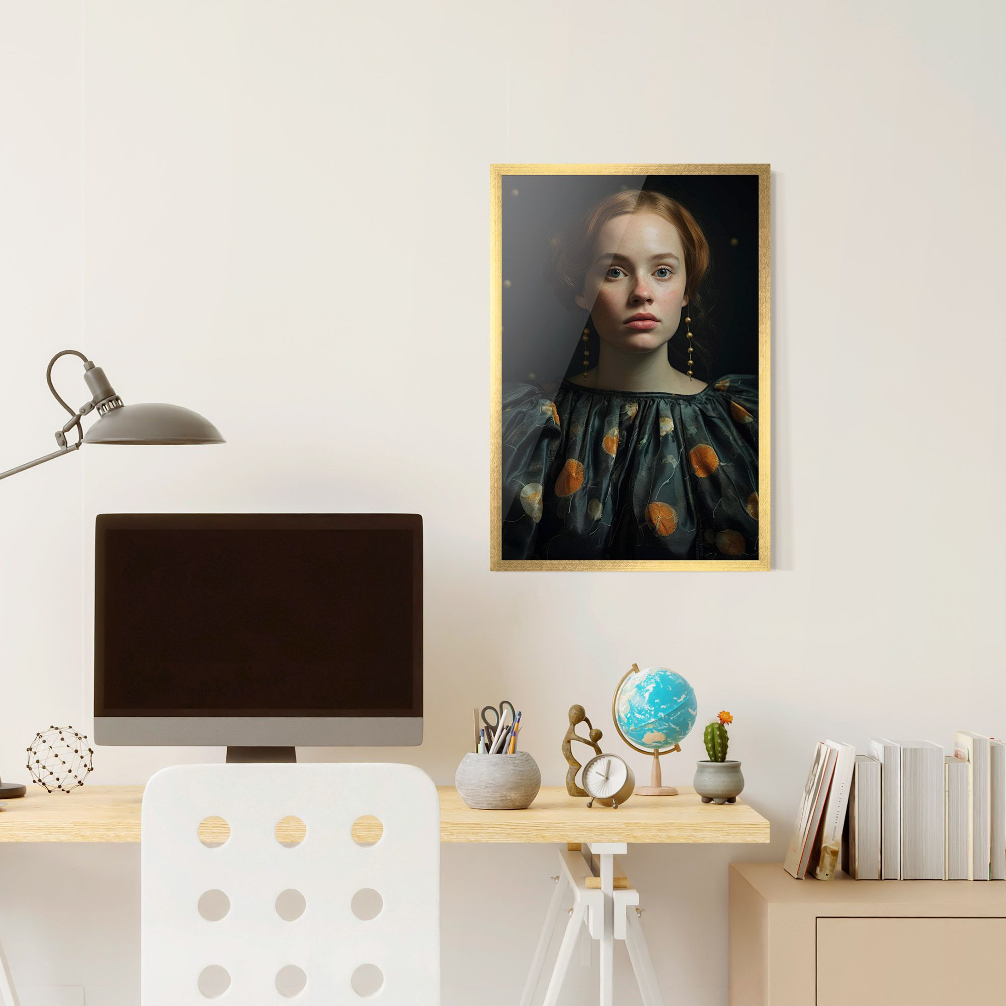 Vintage Red Hair mockup 6