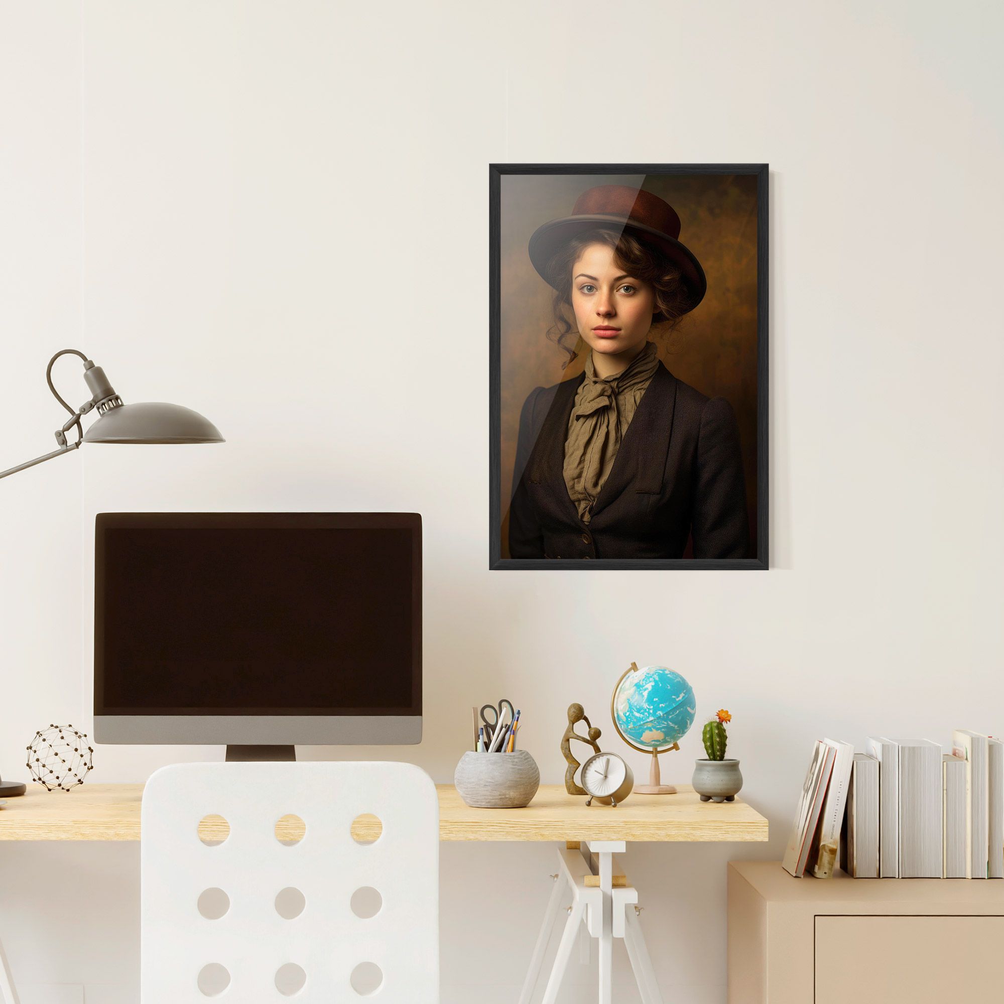 Vintage Brown Hat mockup 6