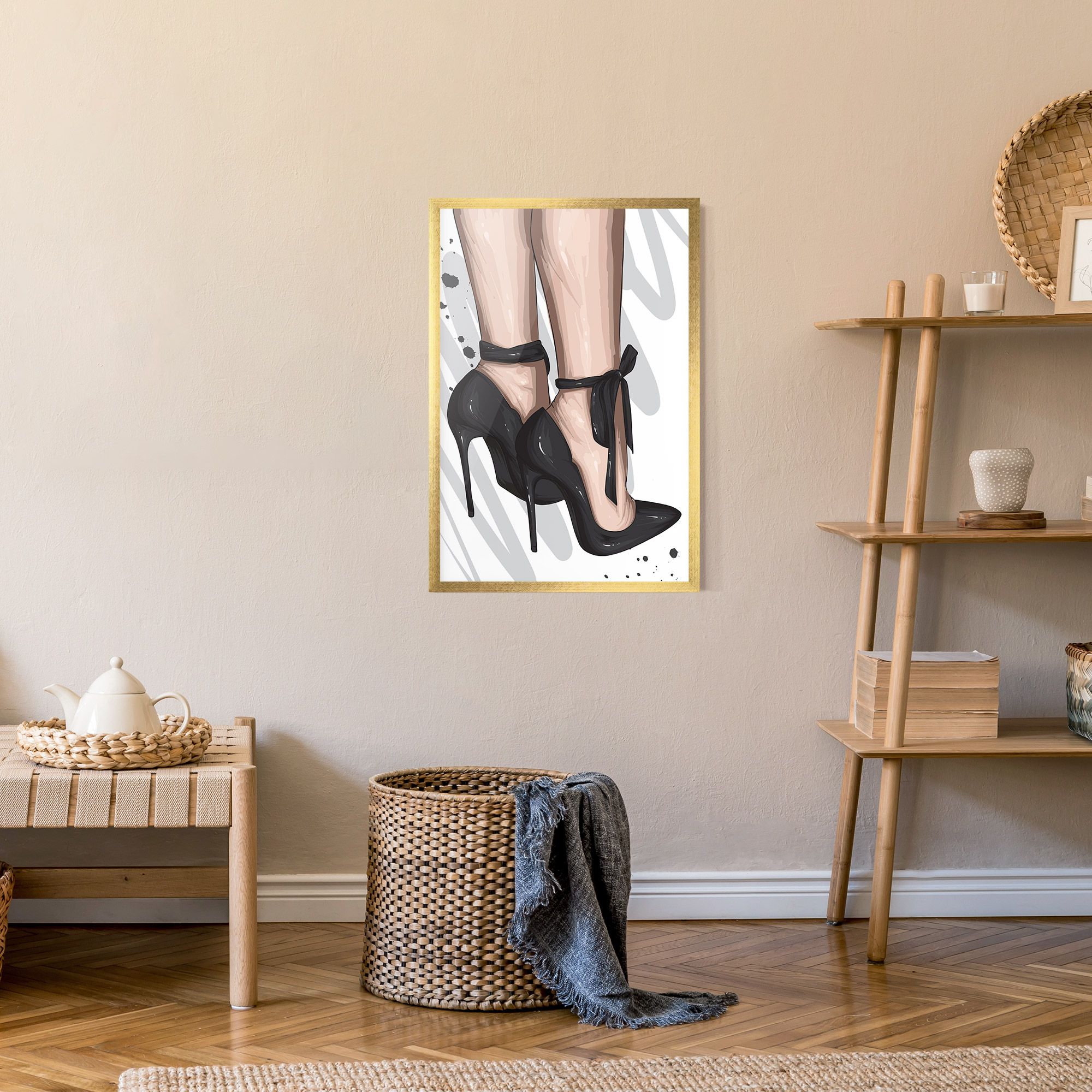 Black Woman Shoes mockup 9