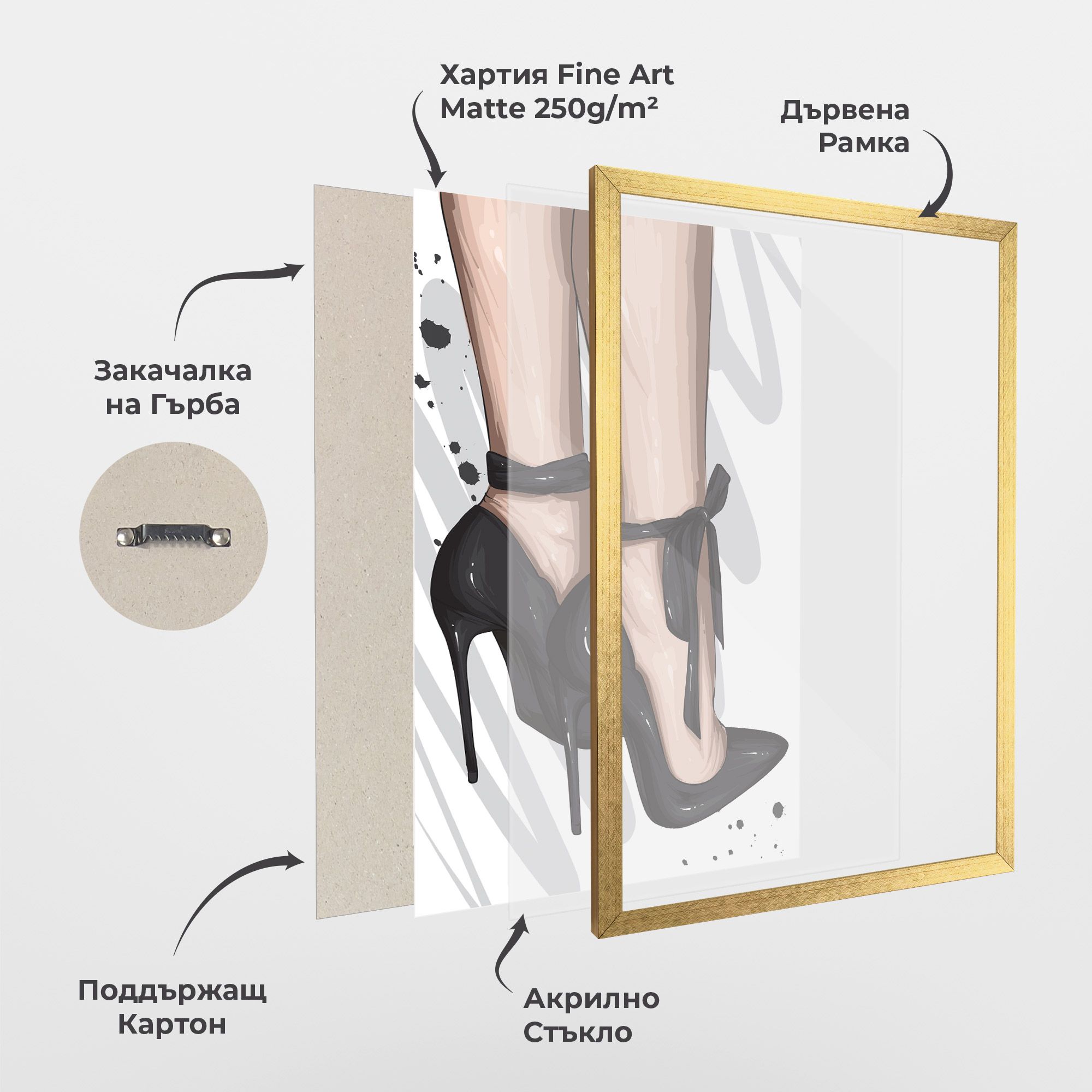 Black Woman Shoes mockup 1