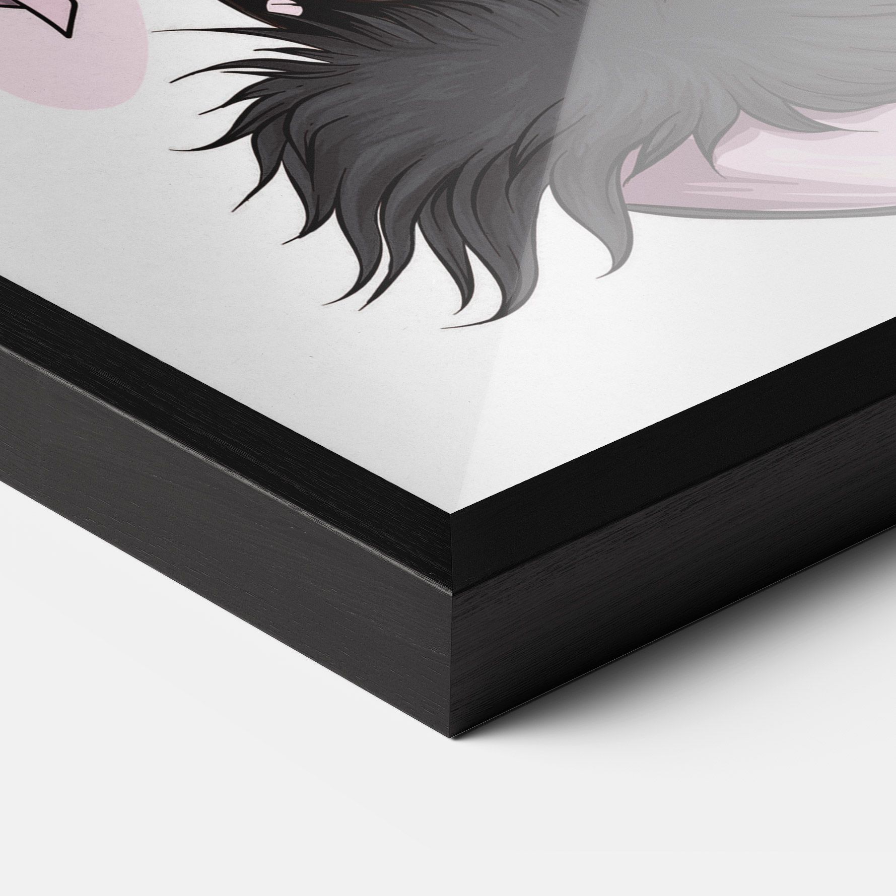 Black Cute Heels mockup 3