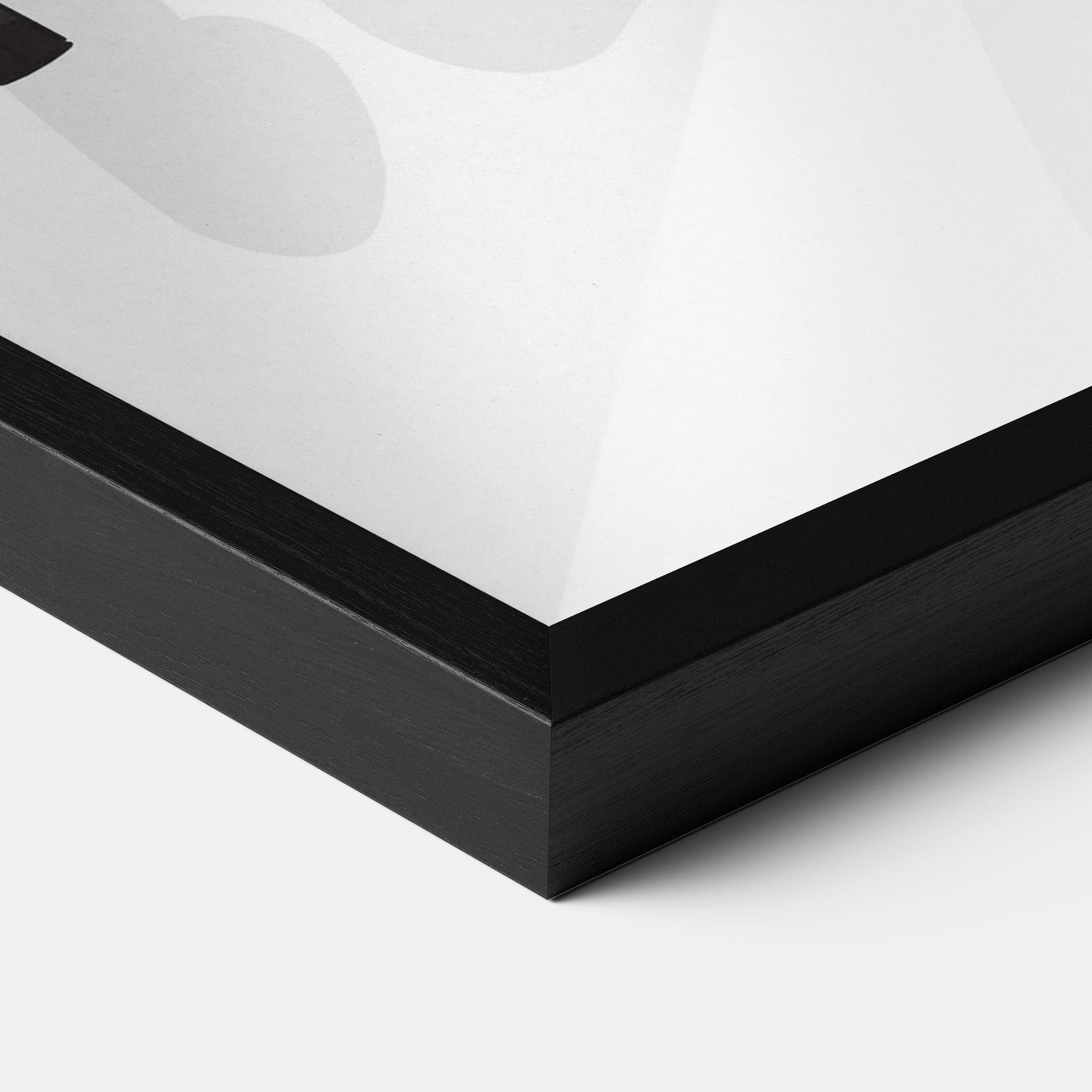 Рамкиран постер Pink Black Heels mockup 3